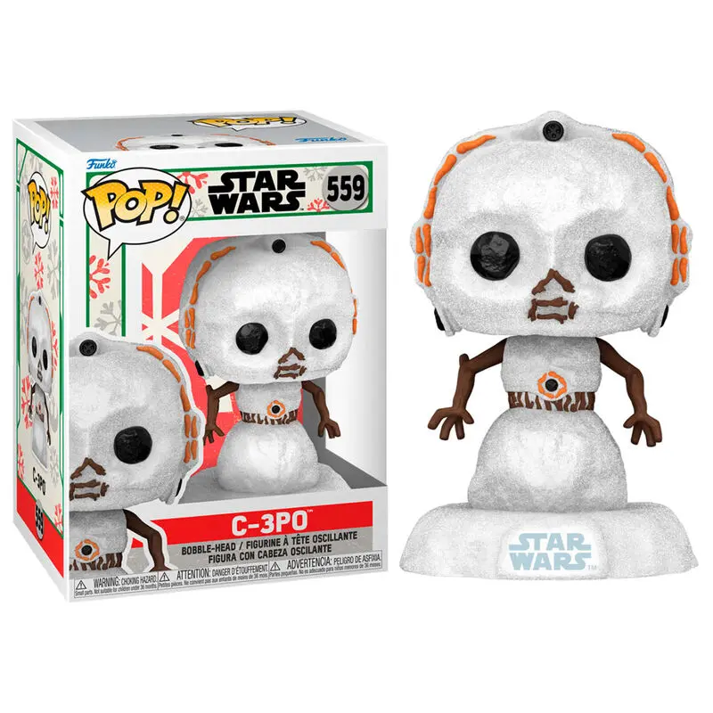 Star Wars Holiday 2022 POP! Heroes vinylová figurka C-3PO 9 cm fotografii produktu