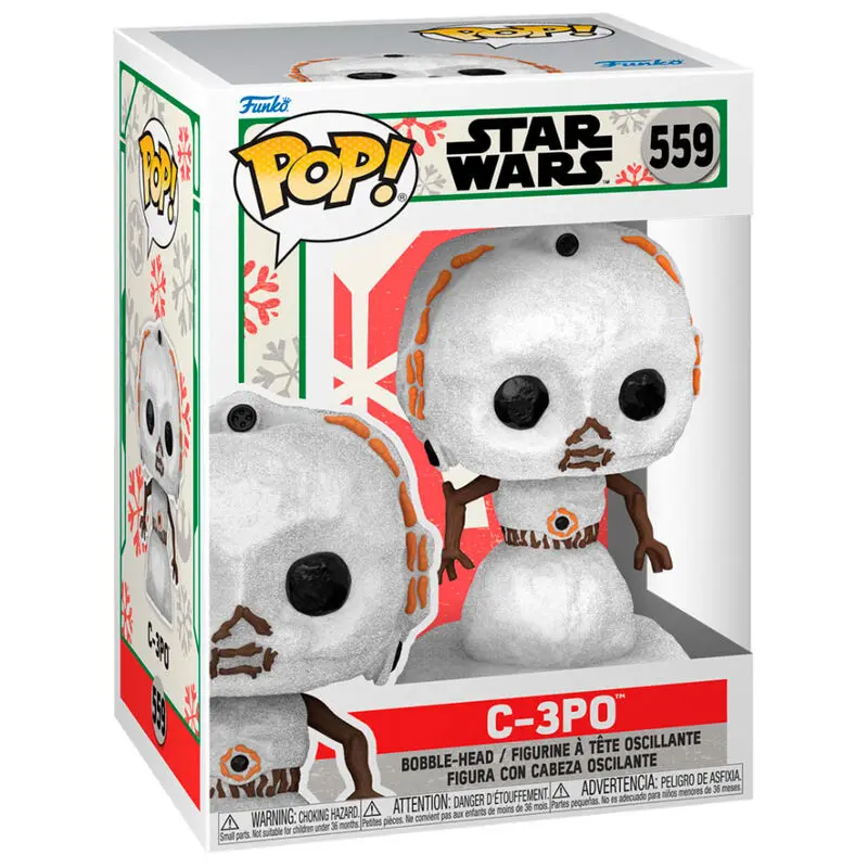 Star Wars Holiday 2022 POP! Heroes vinylová figurka C-3PO 9 cm fotografii produktu