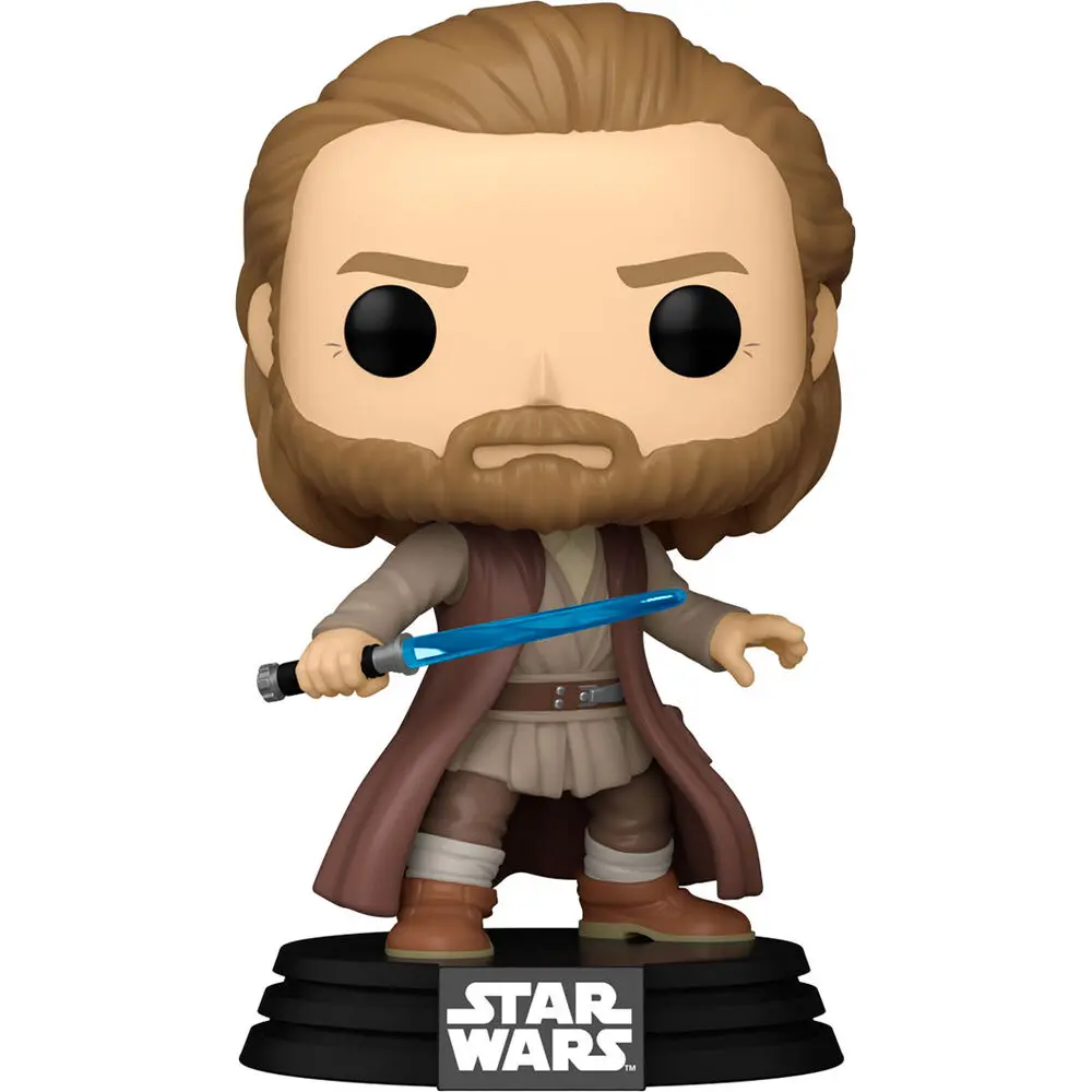 Star Wars: Obi-Wan Kenobi POP! Vinylová Figurka Obi-Wan (bojová póza) 9 cm fotografii produktu