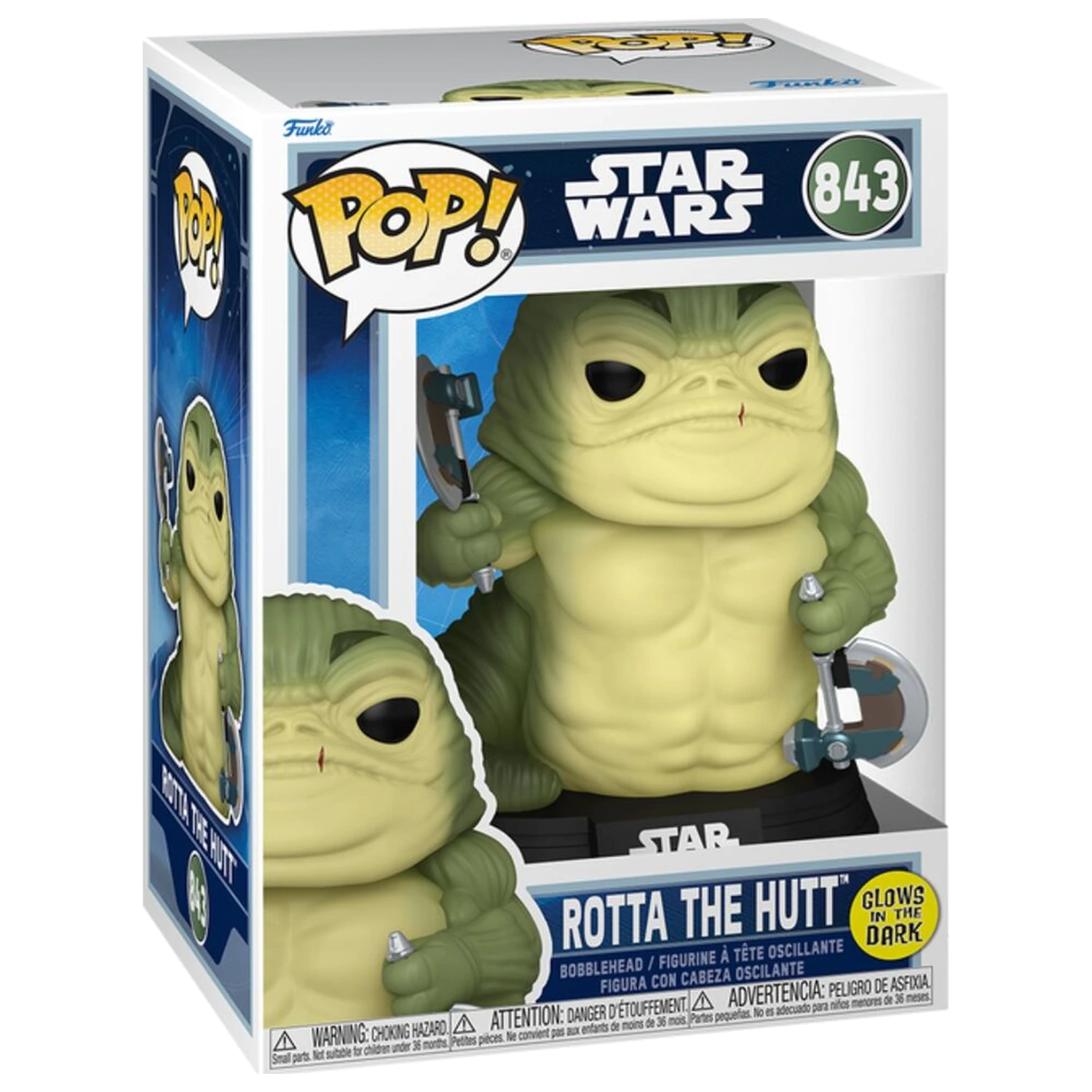 Funko POP figurka Star Wars: The Mandalorian & Grogu - Rotta the Hutt fotografii produktu