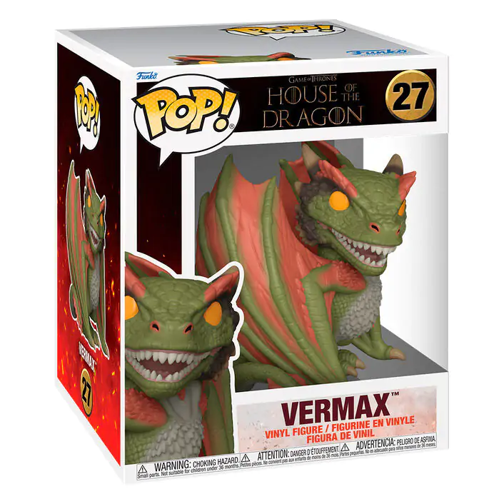 Funko POP figurka Super House of the Dragon Vermax 13 cm fotografii produktu