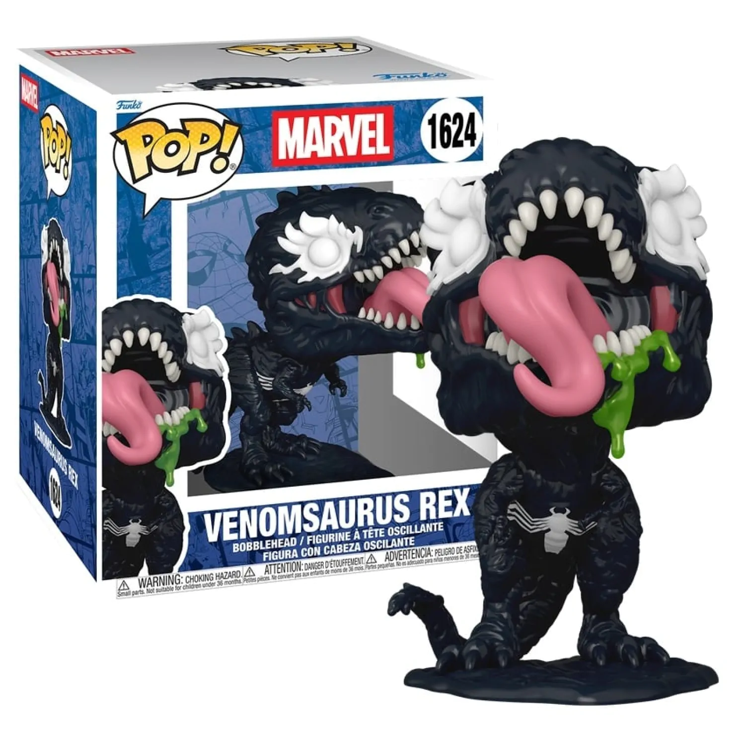Funko POP figurka Super Marvel Venomsaurus Rex fotografii produktu