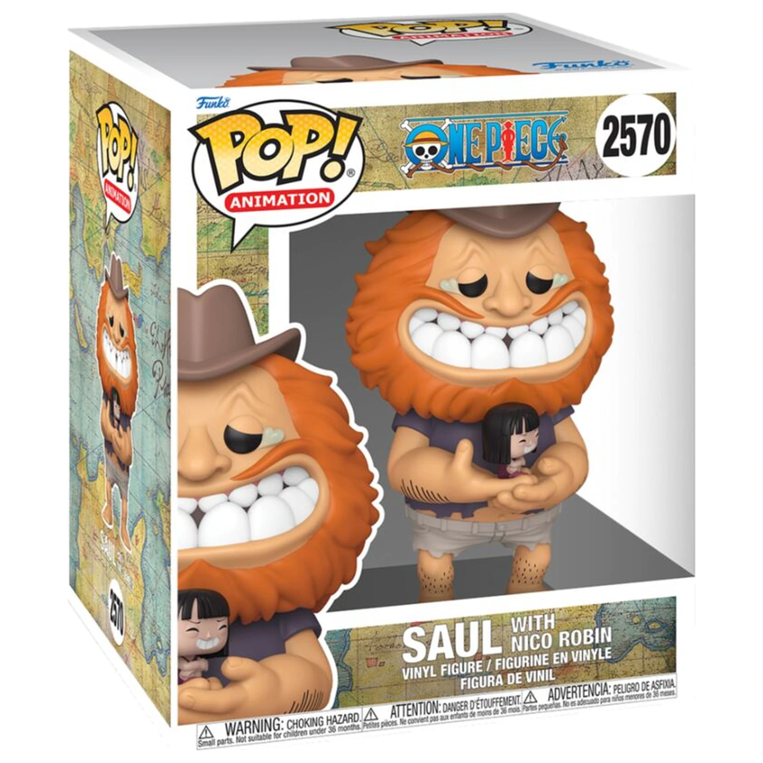 Funko POP figurka Super One Piece Saul With Nico Robin fotografii produktu
