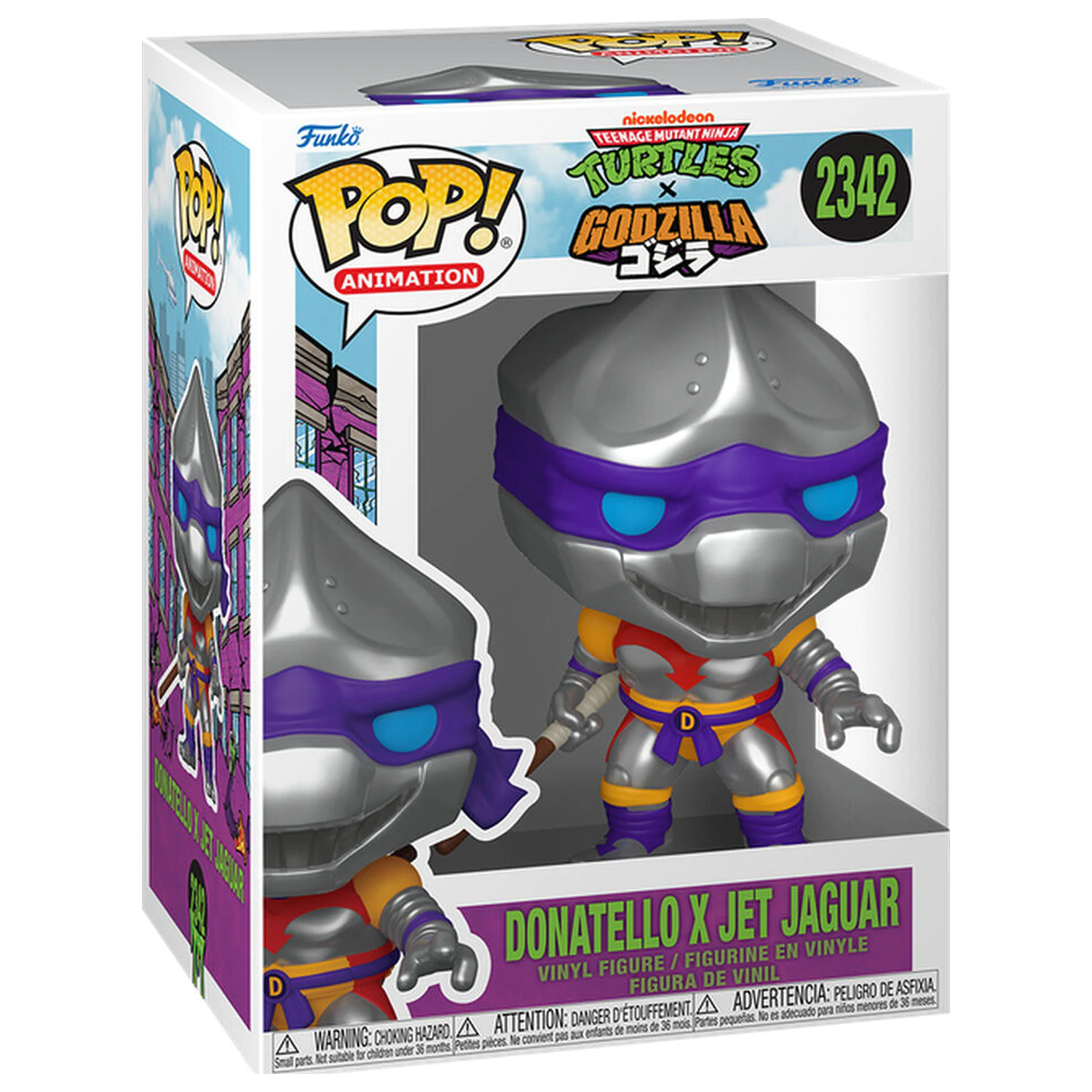 Funko POP figurka Teenage Mutant Ninja Turtles x Godzilla - Donatello x Jet Jaguar fotografii produktu