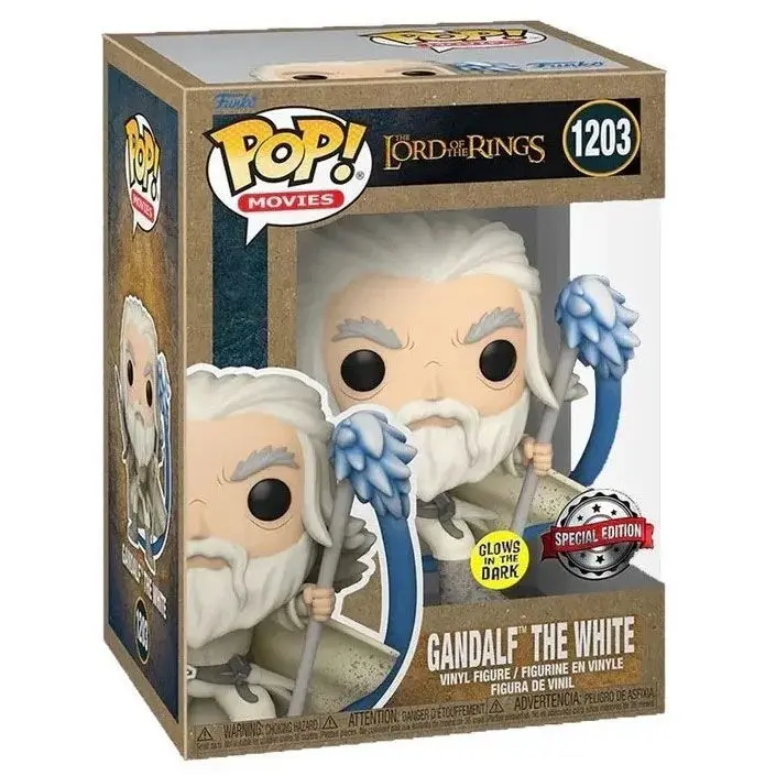 Lord of the Rings POP! Movies Vinyl Figurka Den Země 2022 Gandalf s mečem a hůlkou(GW) 9 cm fotografii produktu