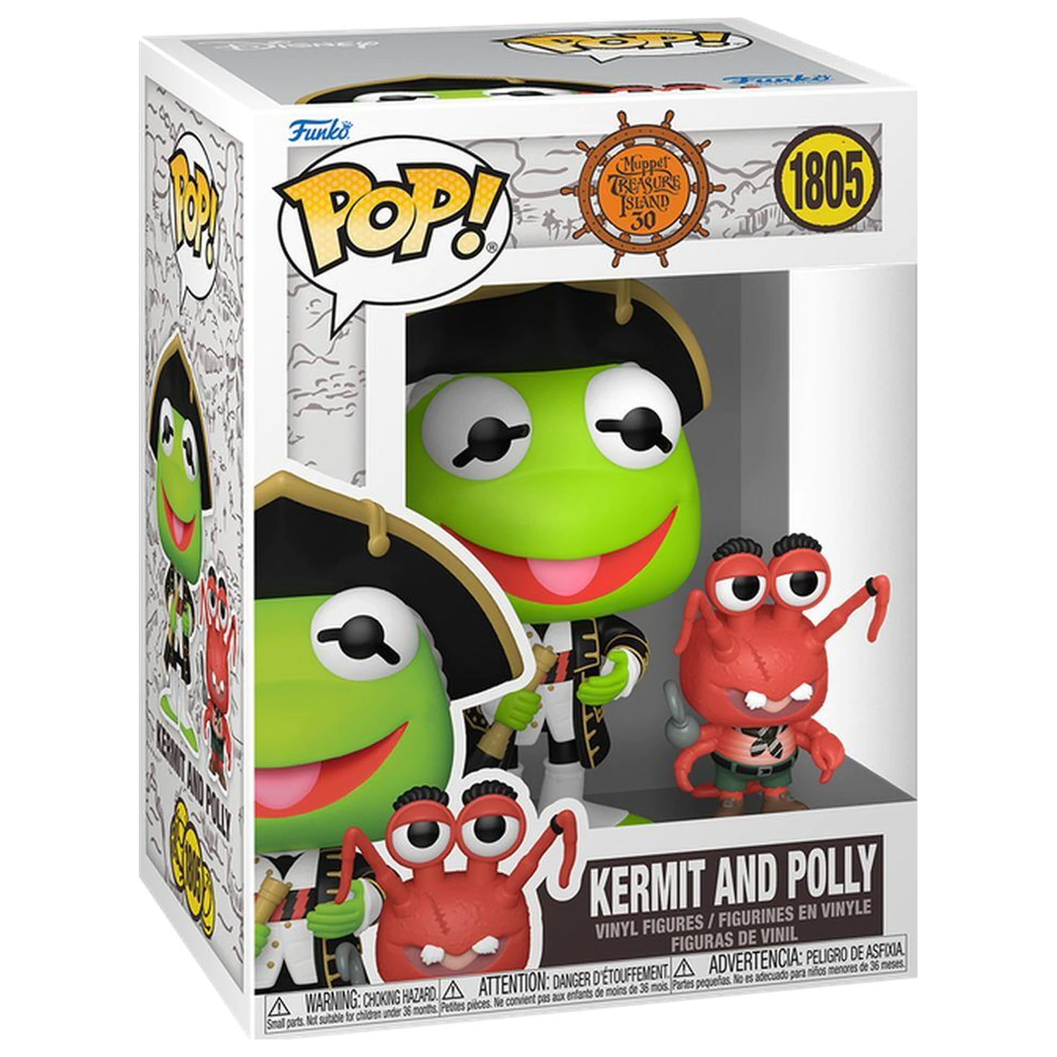 Funko POP figurka The Muppet Muppet Treasure Island Kermit and Polly fotografii produktu