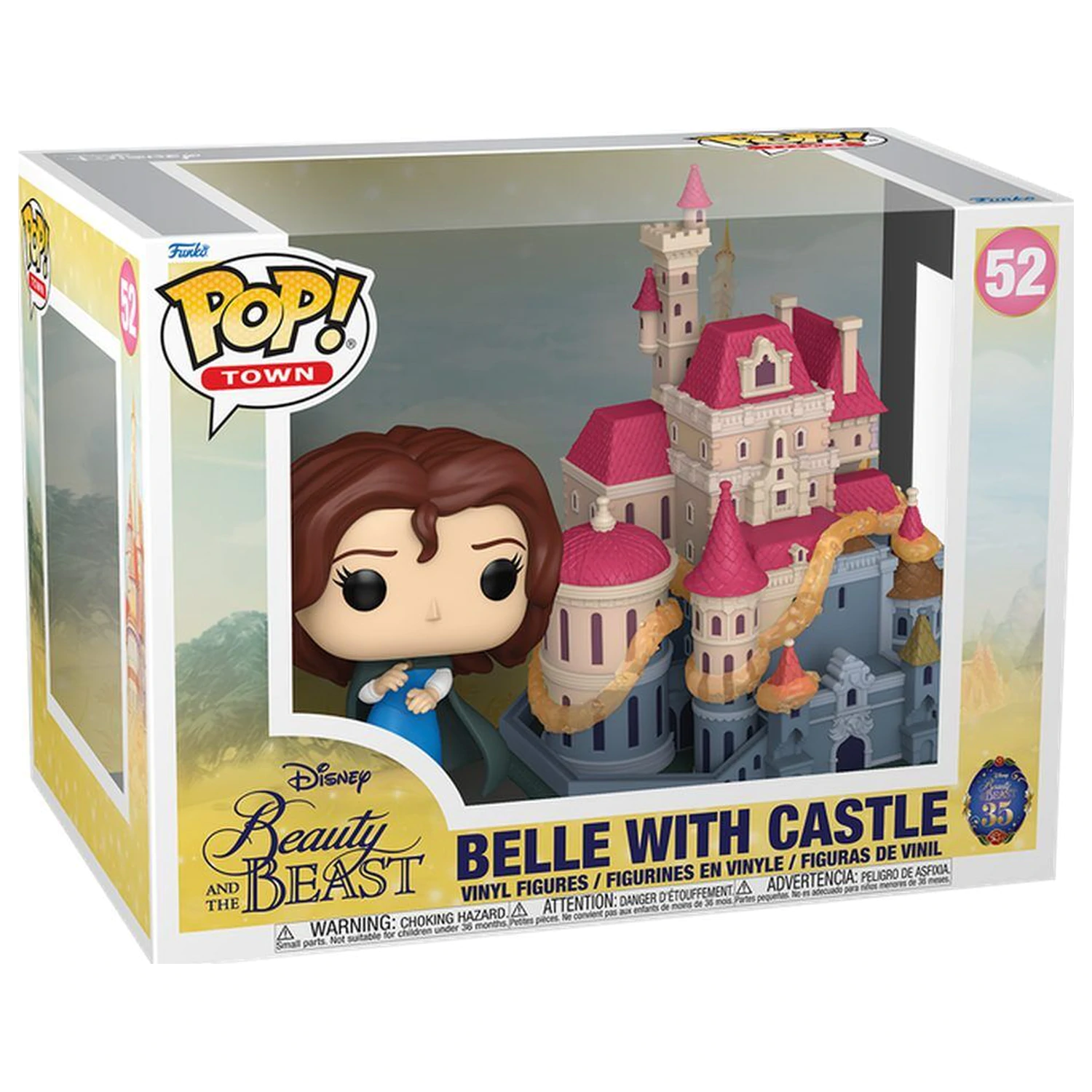 Funko POP figurka Town Disney Beauty And The Beast Towns Belle s hradem fotografii produktu