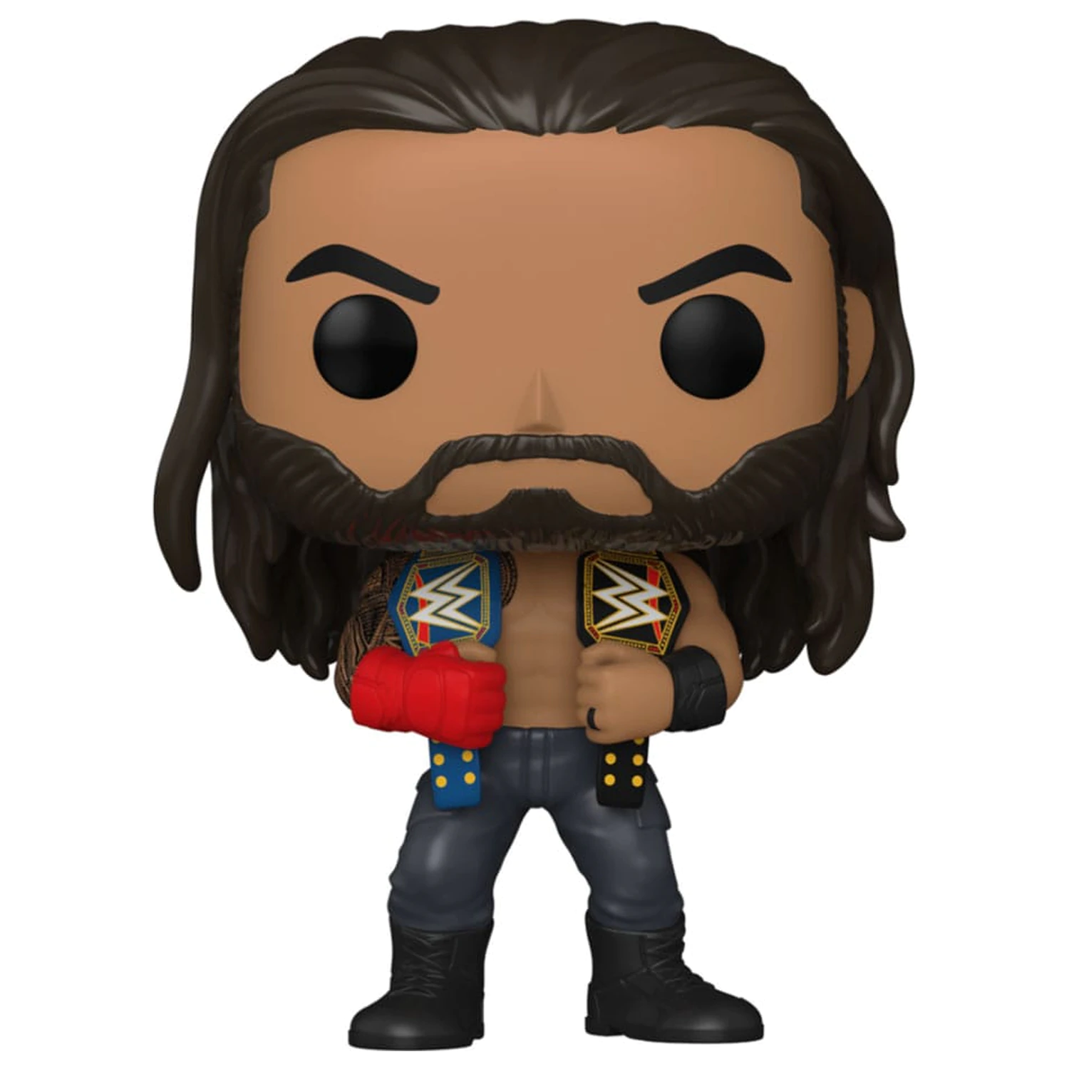 WWE POP! Vinylová figurka Roman Reigns s pásy 9 cm fotografii produktu