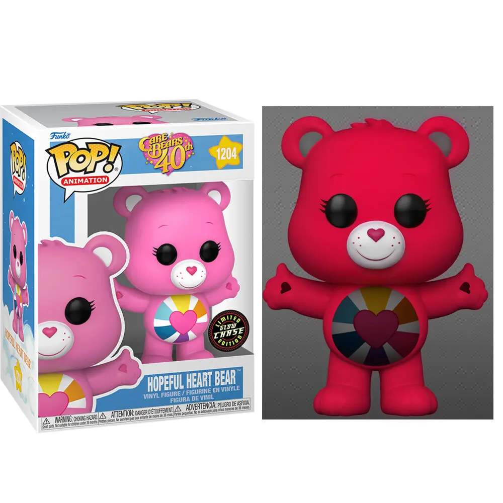 POP figurka Care Bears 40. výročí Hopeful Heart Bear Chase fotografii produktu