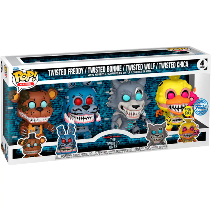 Funko POP balení 4 figurky Five Nights at Freddys Exclusive fotografii produktu