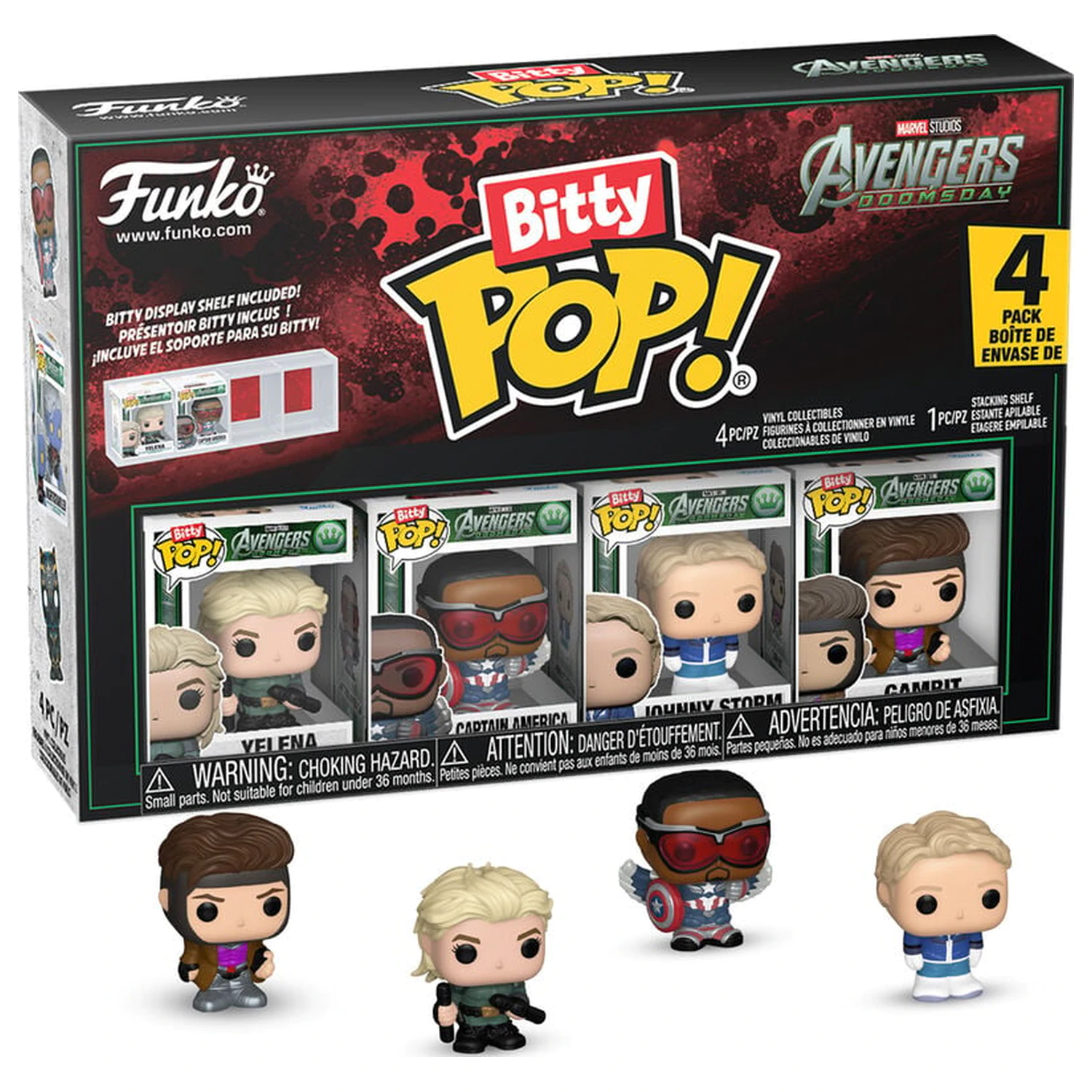 Funko POP Marvel Studios Avengers sada 4 figurek Doomsday fotografii produktu