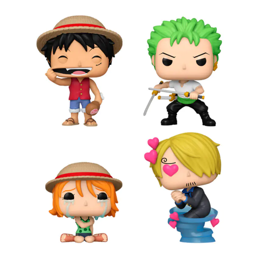 Funko POP balení 4 figurky One Piece Exclusive fotografii produktu