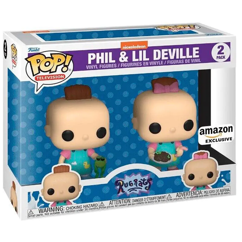 POP balení 2 figurky Rugrats Phil & Lil Exclusive fotografii produktu