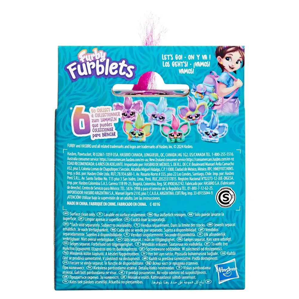 Furblet Hip Bop mini Furby fotografii produktu