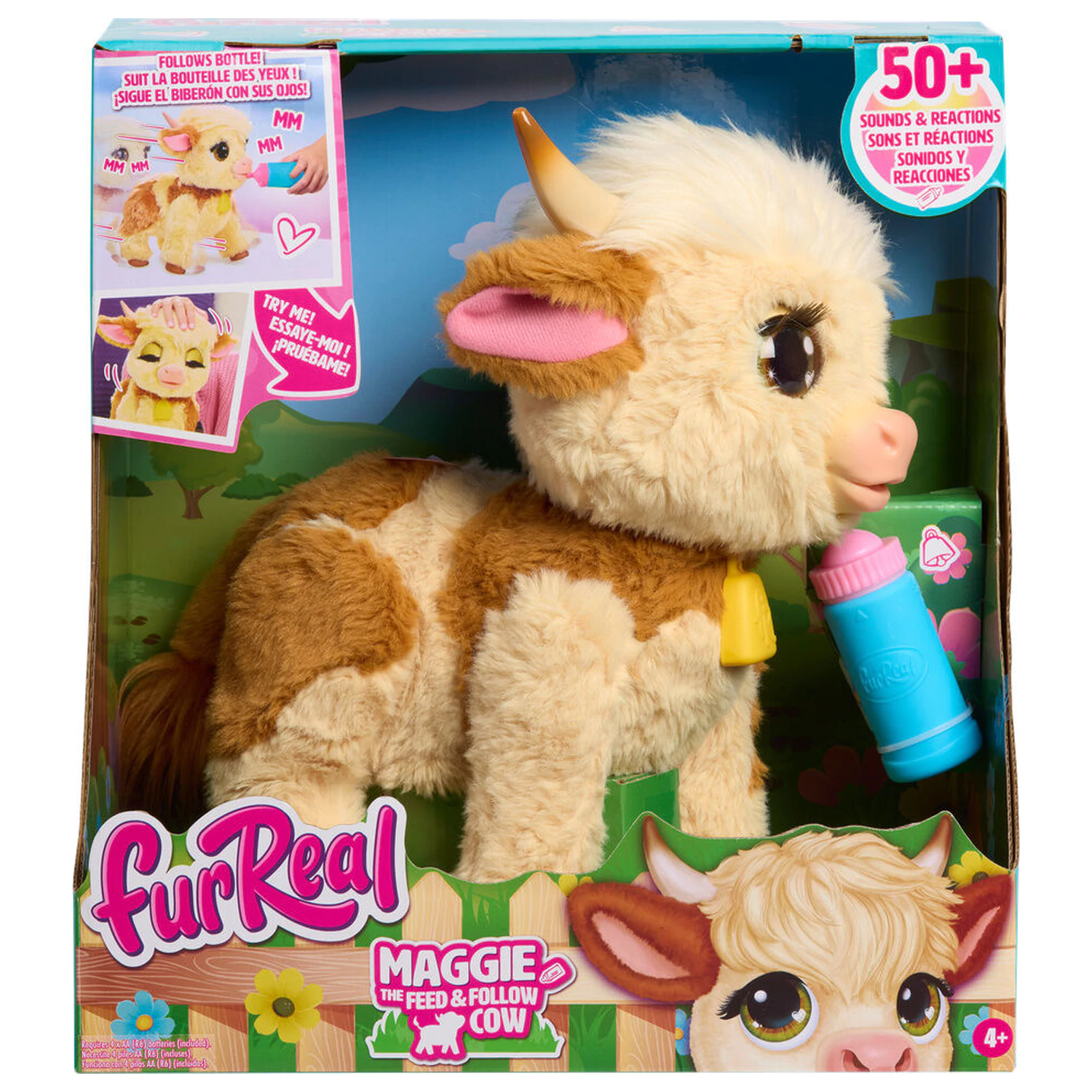 FurReal Maggie the Cow interaktivní plyšová hračka fotografii produktu