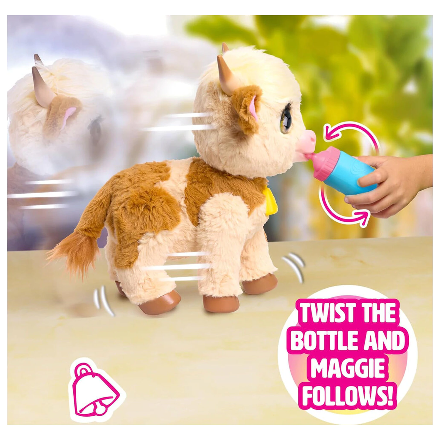 FurReal Maggie the Cow interaktivní plyšová hračka fotografii produktu