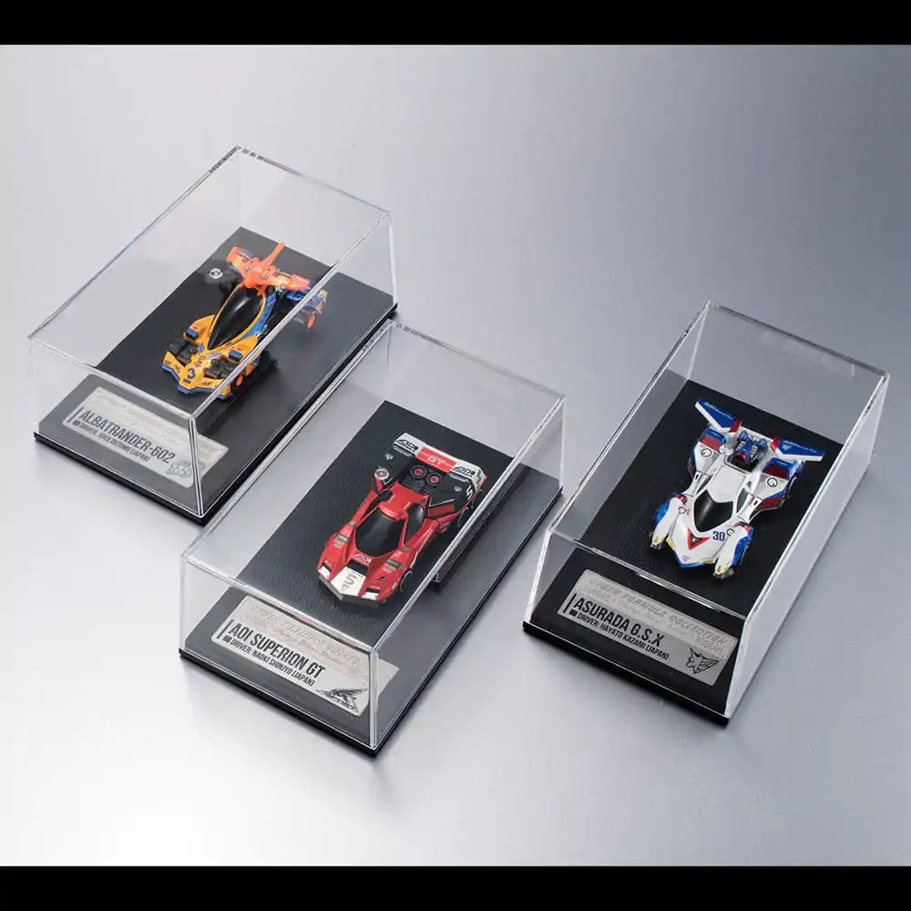 Future GPX Cyber Formula Vozidla sada 3 kusů Asurada G.S.X & Albatrander 602 & Aoi Superion GT Set Heritage Edition 7 cm fotografii produktu