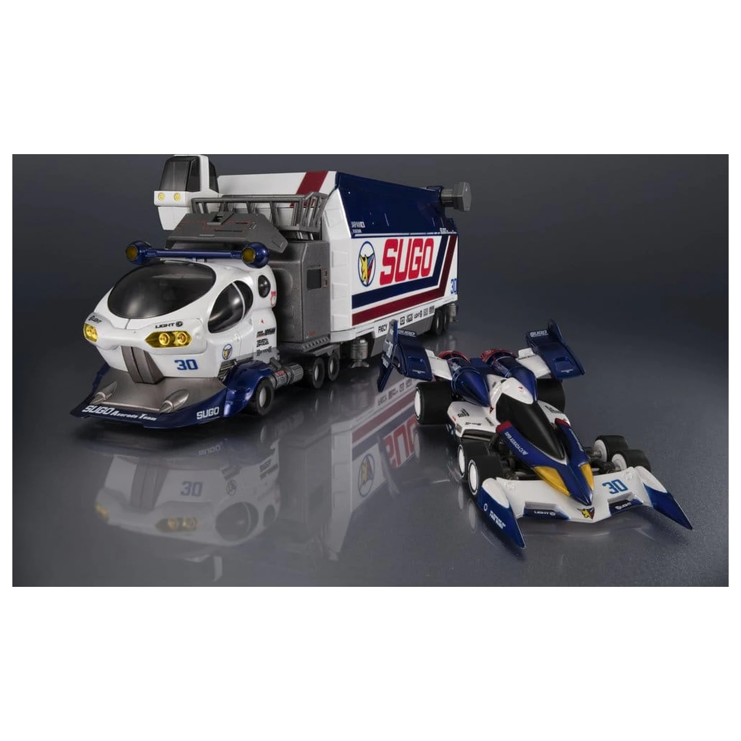 Kolekce vozidel Future GPX Cyber Formula, balení 2 kusů, Sugolegerd 10V5000 a Super Asurada 01 Circuit Mode -Heritage Edition- DX 22 cm (s dárkem) fotografii produktu