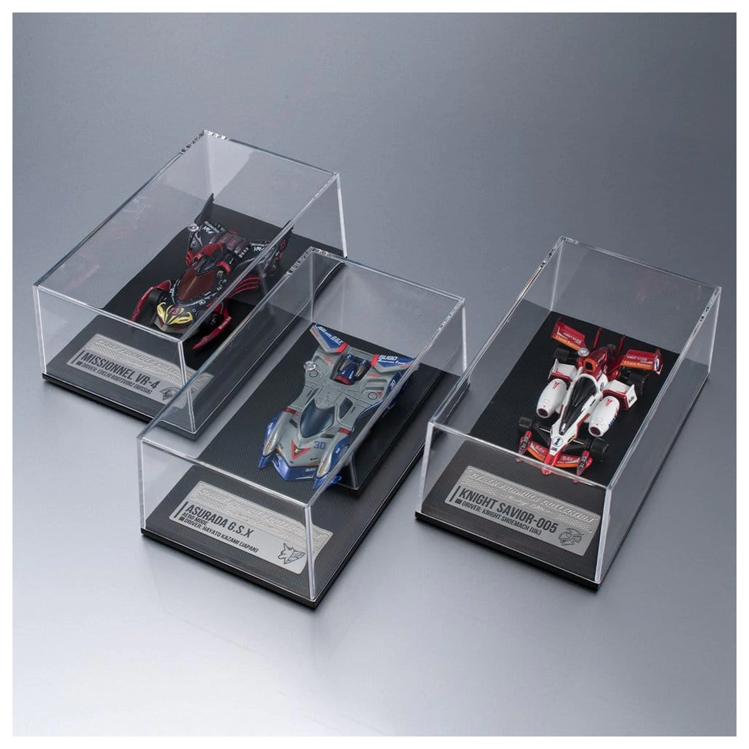 Future GPX Cyber Formula Cyber Formula Collection -Heritage Edition- sada vozidel 3 balení Asurada G.S.X Aero Mode & Knight Savior 005 & Missionel VR-4 fotografii produktu