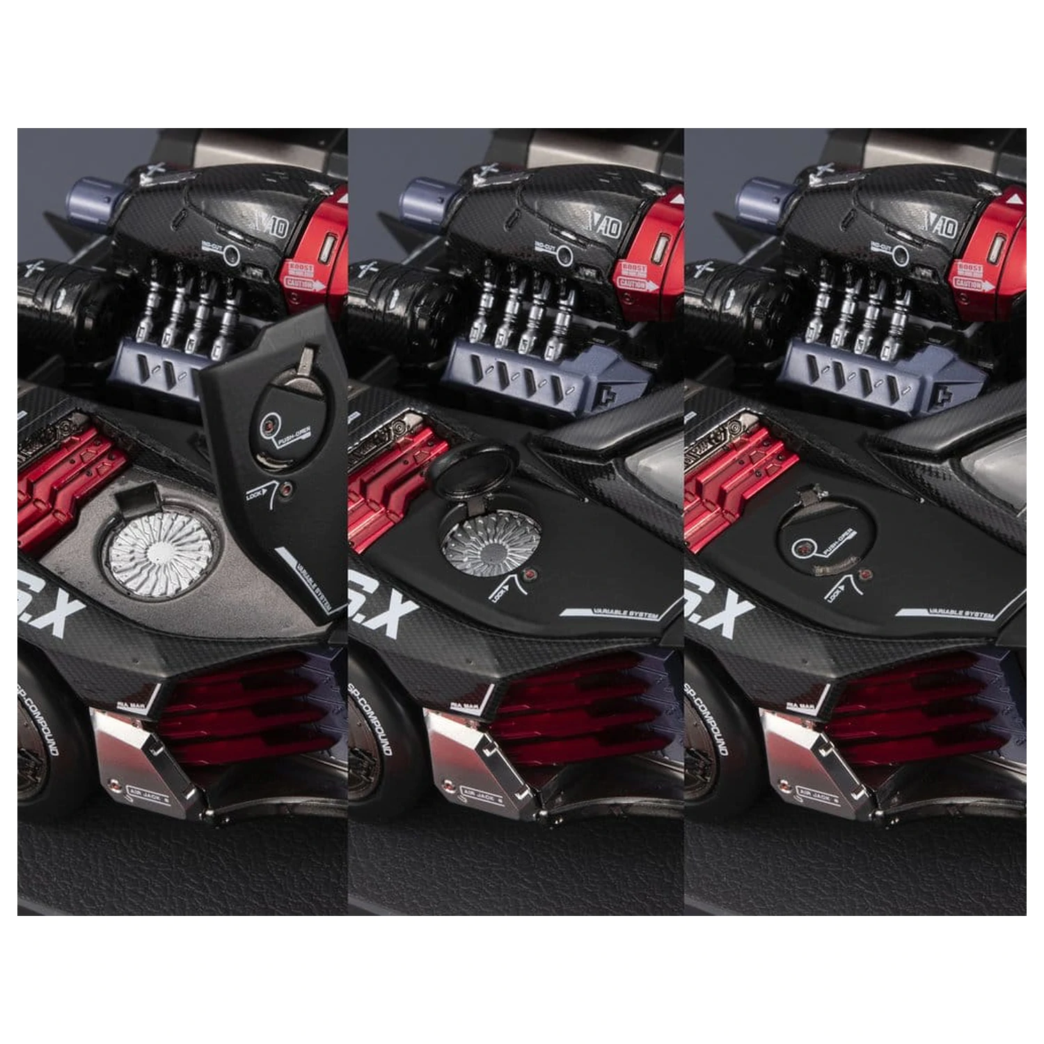 Future GPX Cyber Formula Variable Akční Hi-SPEC Sjednocené Vozidlo Asurada G.S.X RS SIREN 26 cm fotografii produktu