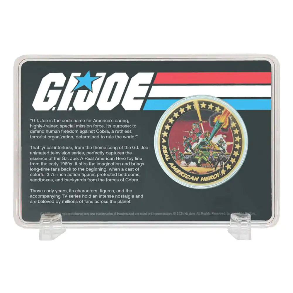 G.I. Joe Sběratelská mince A Real American Hero 60. výročí pozlacená 24k zlatem Limited Edition fotografii produktu