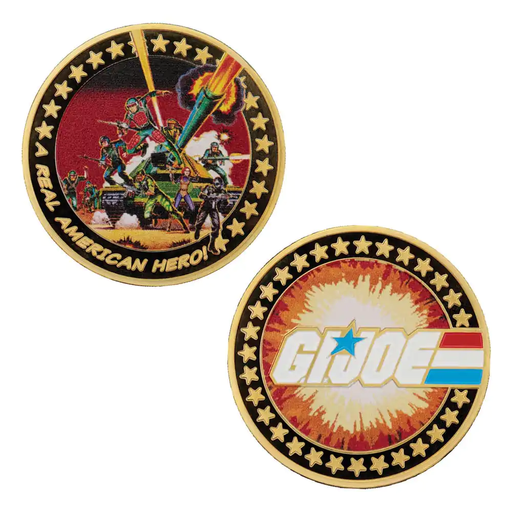 G.I. Joe Sběratelská mince A Real American Hero 60. výročí pozlacená 24k zlatem Limited Edition fotografii produktu