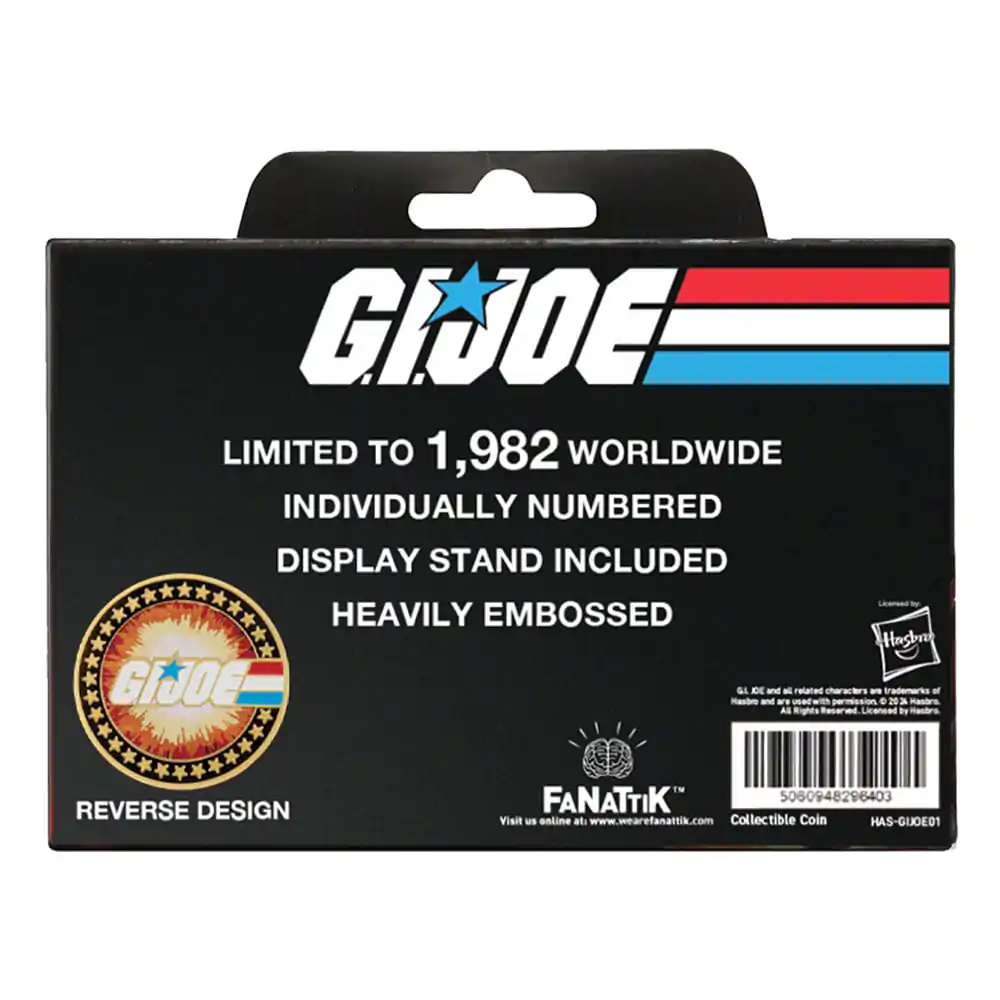 G.I. Joe Sběratelská mince A Real American Hero 60. výročí pozlacená 24k zlatem Limited Edition fotografii produktu