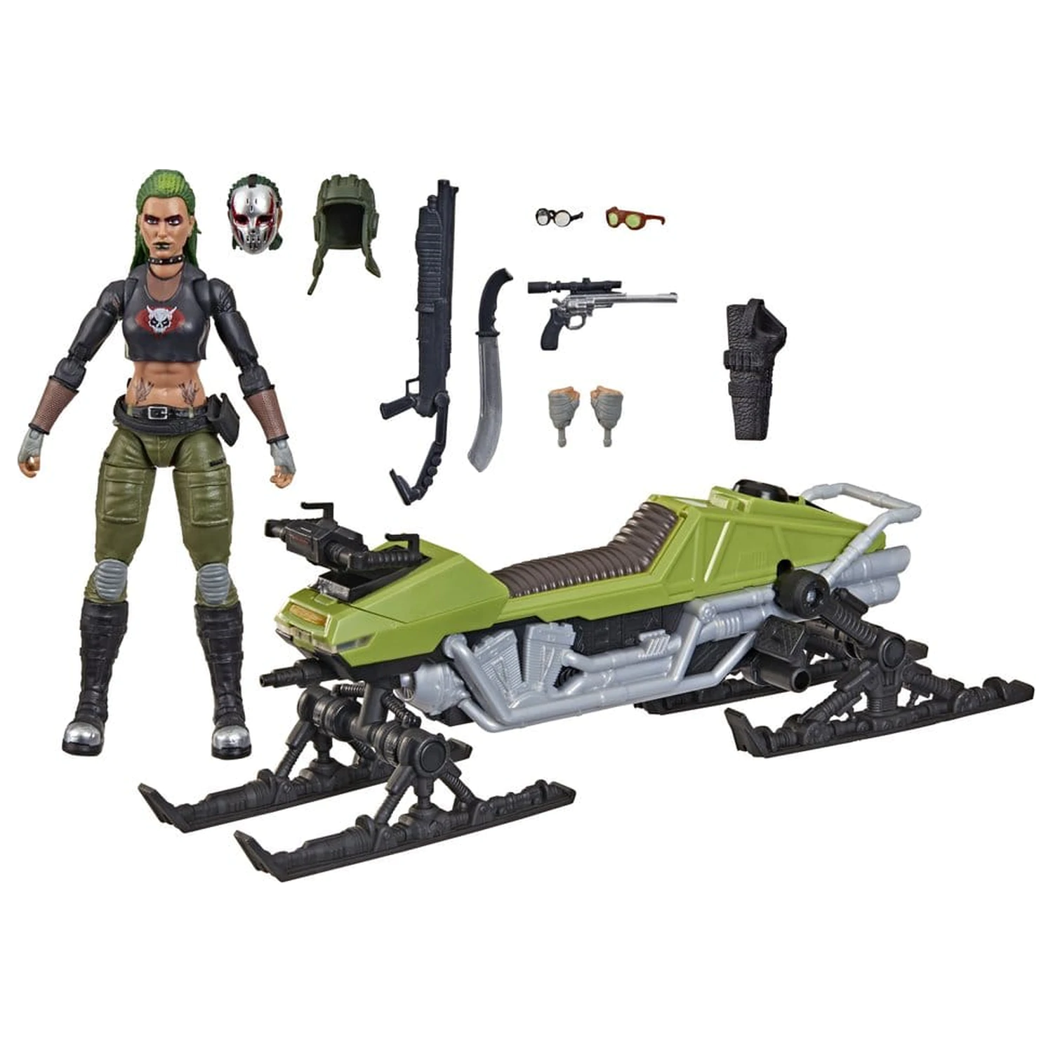G.I. Joe Classified Series Akční figurka a vozidlo Sada #194 Zanya a Dreadnok Chameleon (Swamp Skier) 15 cm fotografii produktu