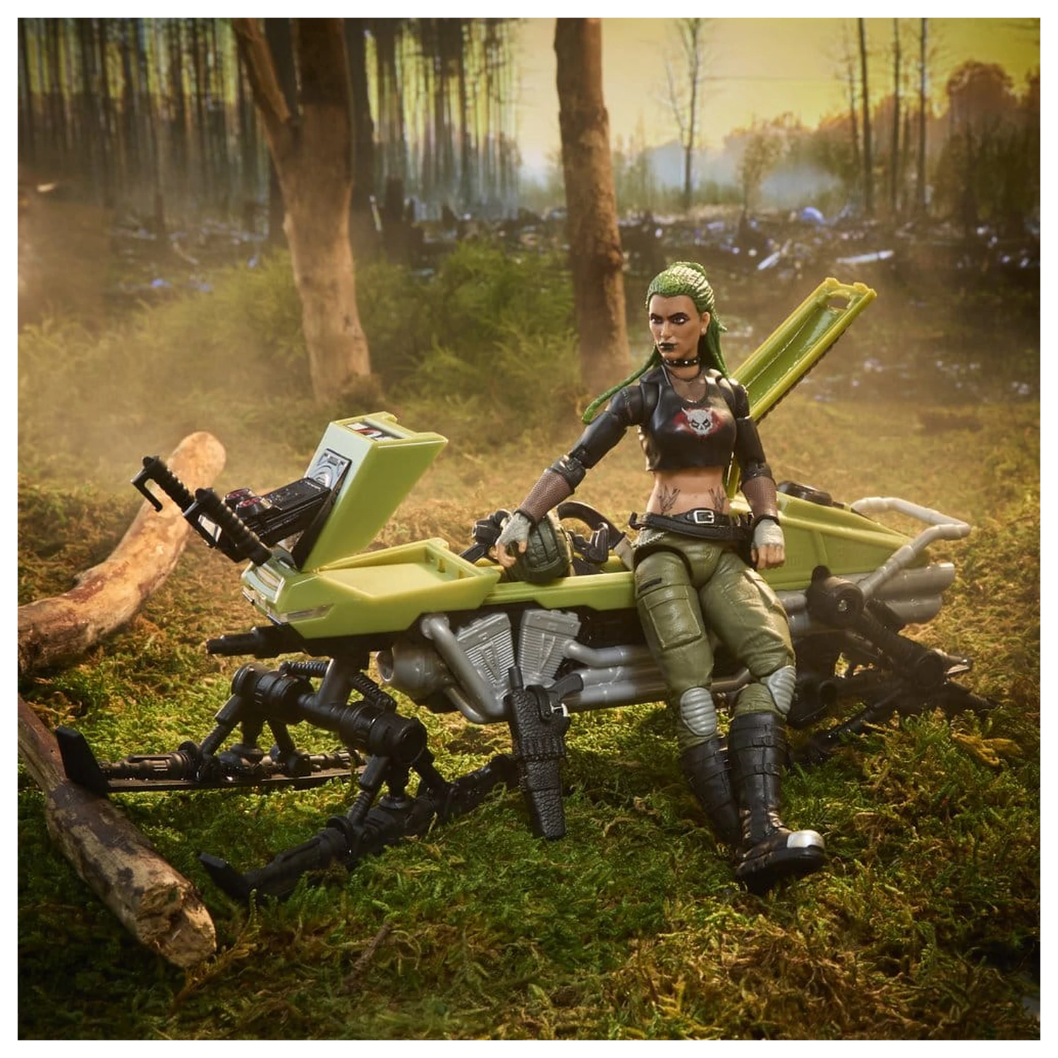 G.I. Joe Classified Series Akční figurka a vozidlo Sada #194 Zanya a Dreadnok Chameleon (Swamp Skier) 15 cm fotografii produktu