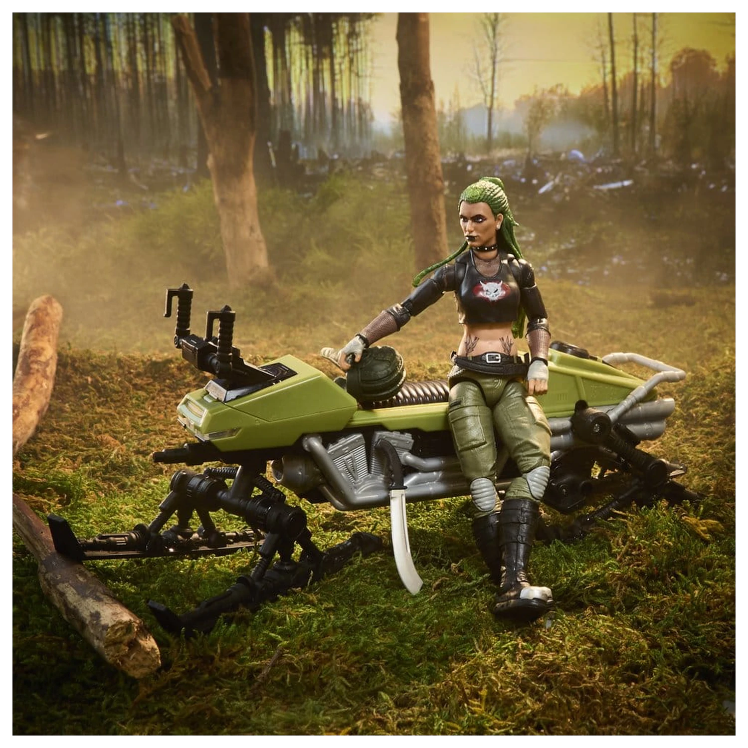 G.I. Joe Classified Series Akční figurka a vozidlo Sada #194 Zanya a Dreadnok Chameleon (Swamp Skier) 15 cm fotografii produktu