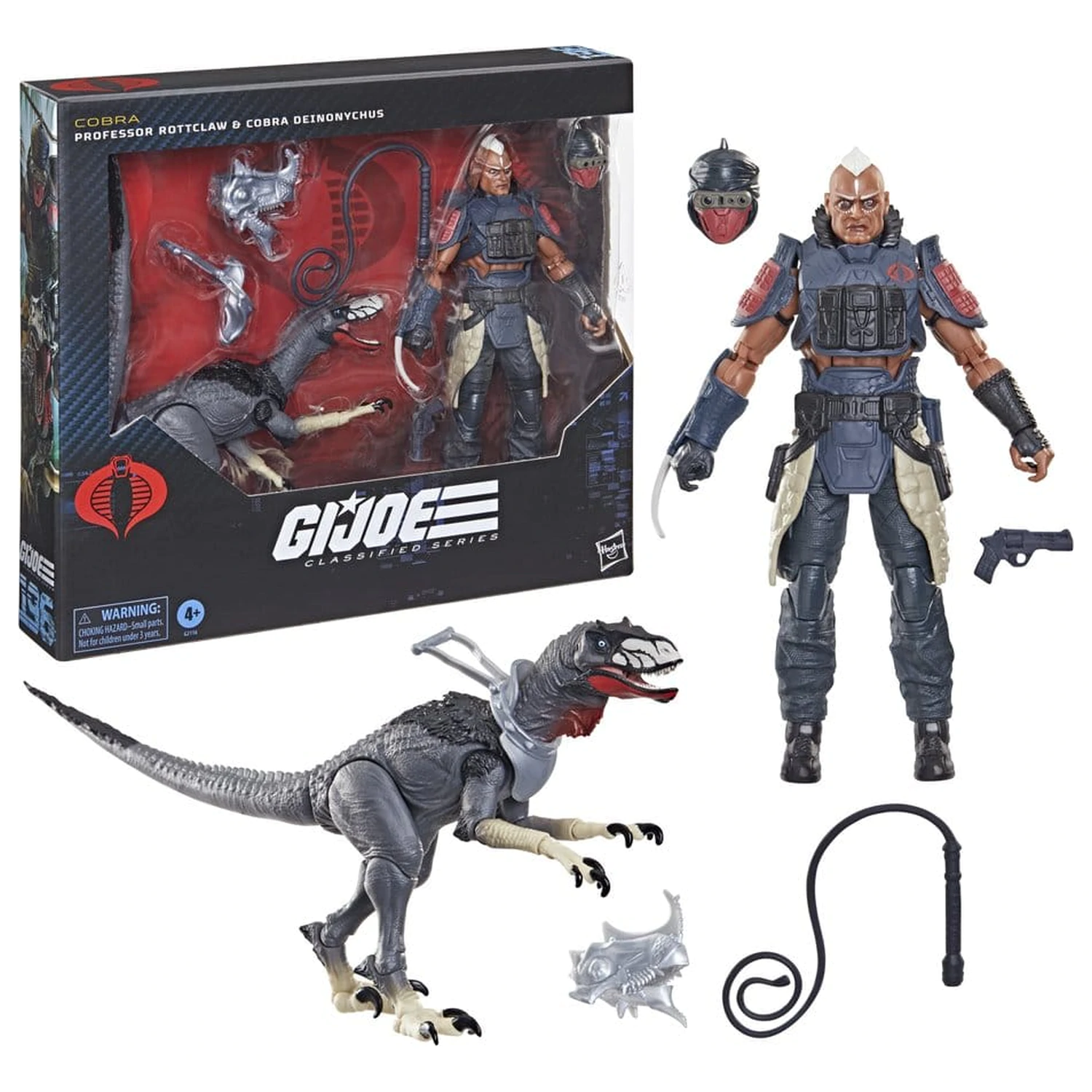 G.I. Joe Classified Series Akční figurka 2-balení #196 Professor Rottclaw & Cobra Deinonychus 15 cm fotografii produktu