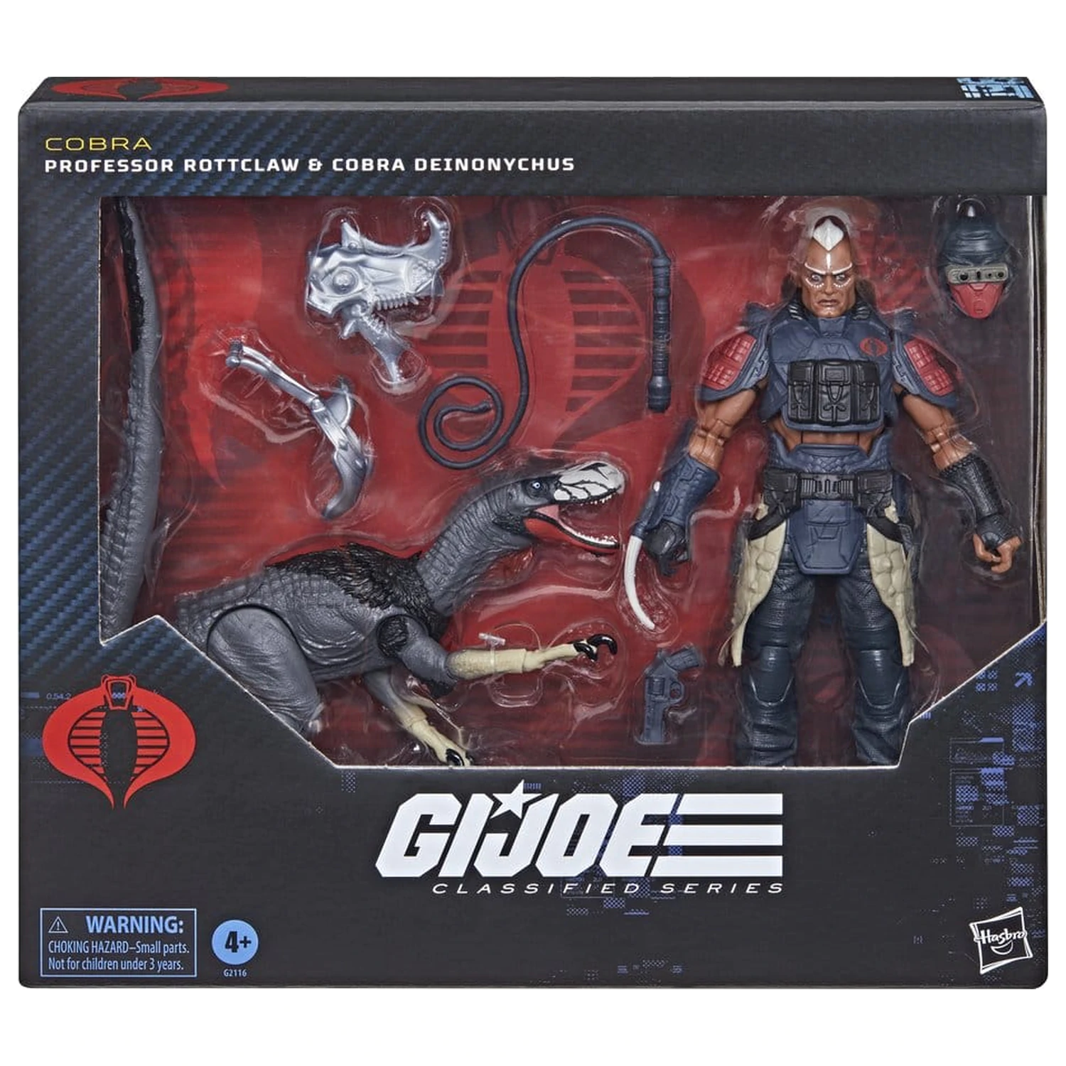 G.I. Joe Classified Series Akční figurka 2-balení #196 Professor Rottclaw & Cobra Deinonychus 15 cm fotografii produktu
