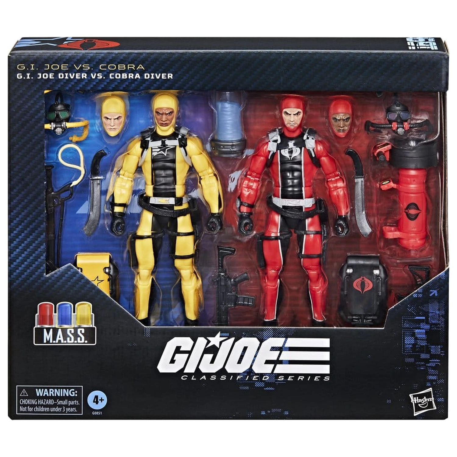 G.I. Joe Classified Series Akční figurky 2-Pack #169 G.I. Joe Diver vs. Cobra Diver 15 cm fotografii produktu