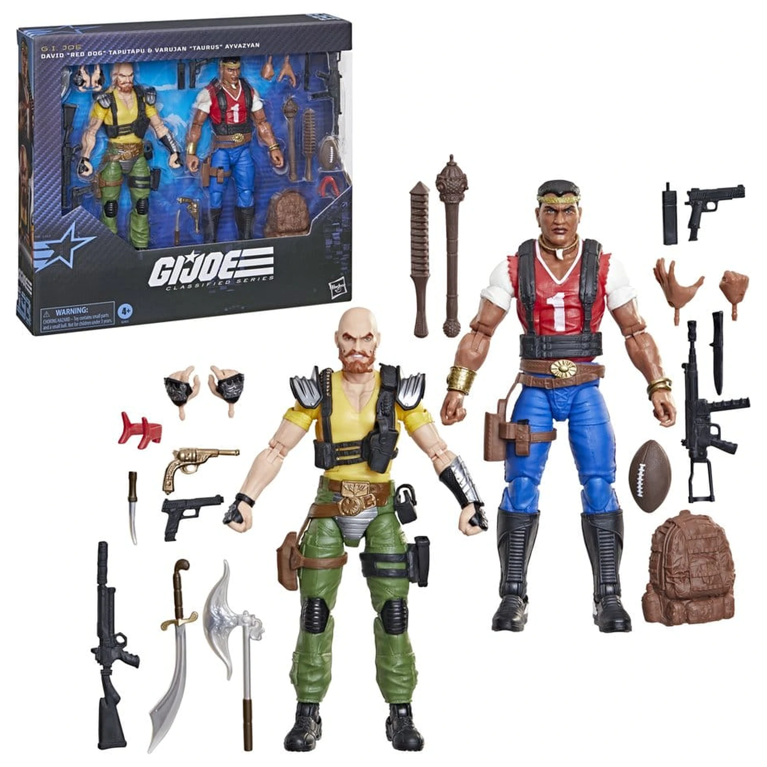 G.I. Joe Classified Series Akční figurky 2-Pack #193 David "Red Dog" Taputapu & Varujan "Taurus" Ayvazyan 15 cm fotografii produktu