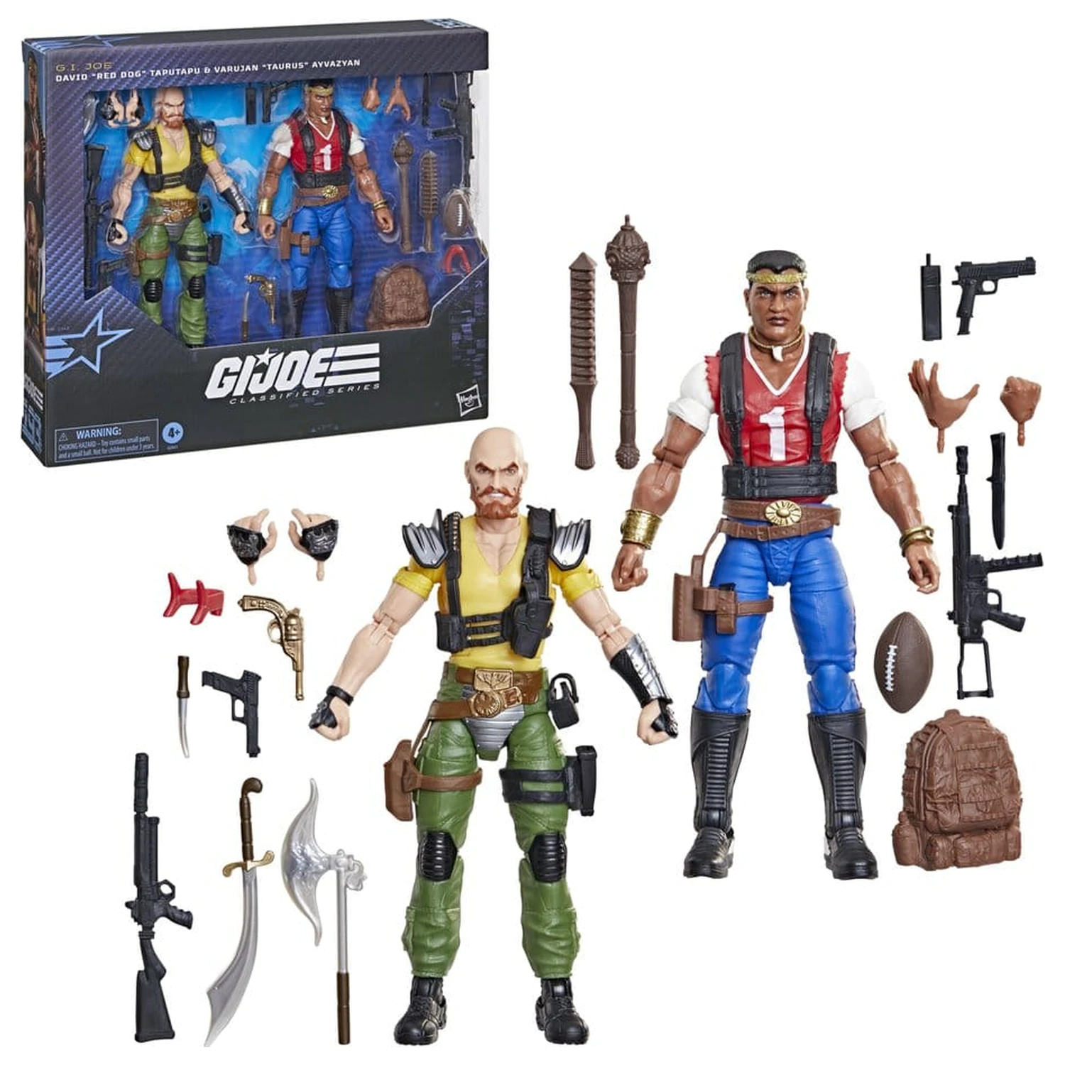 G.I. Joe Classified Series Akční figurky 2-Pack #193 David "Red Dog" Taputapu & Varujan "Taurus" Ayvazyan 15 cm fotografii produktu