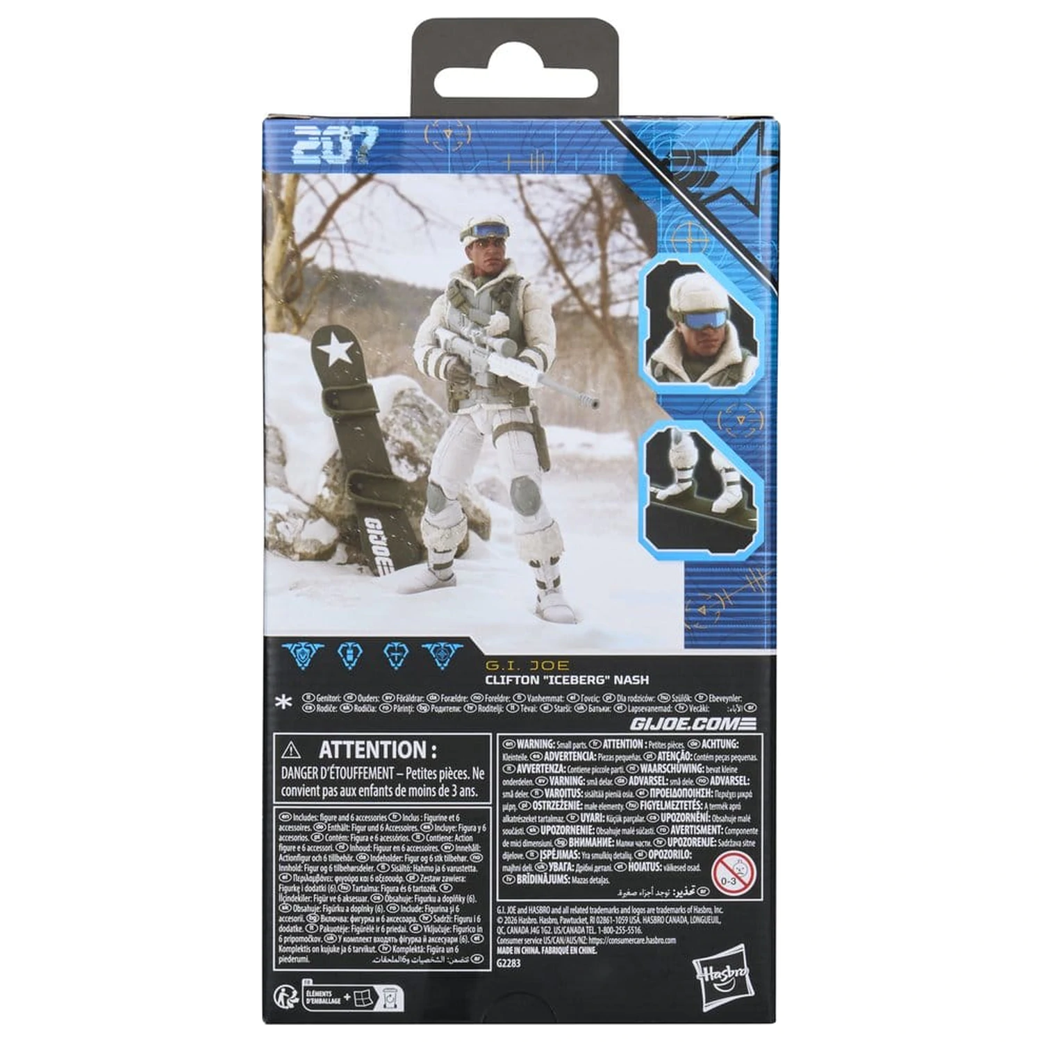 G.I. Joe Classified Series Akční figurka #207 Clifton "Iceberg" Nash 15 cm fotografii produktu