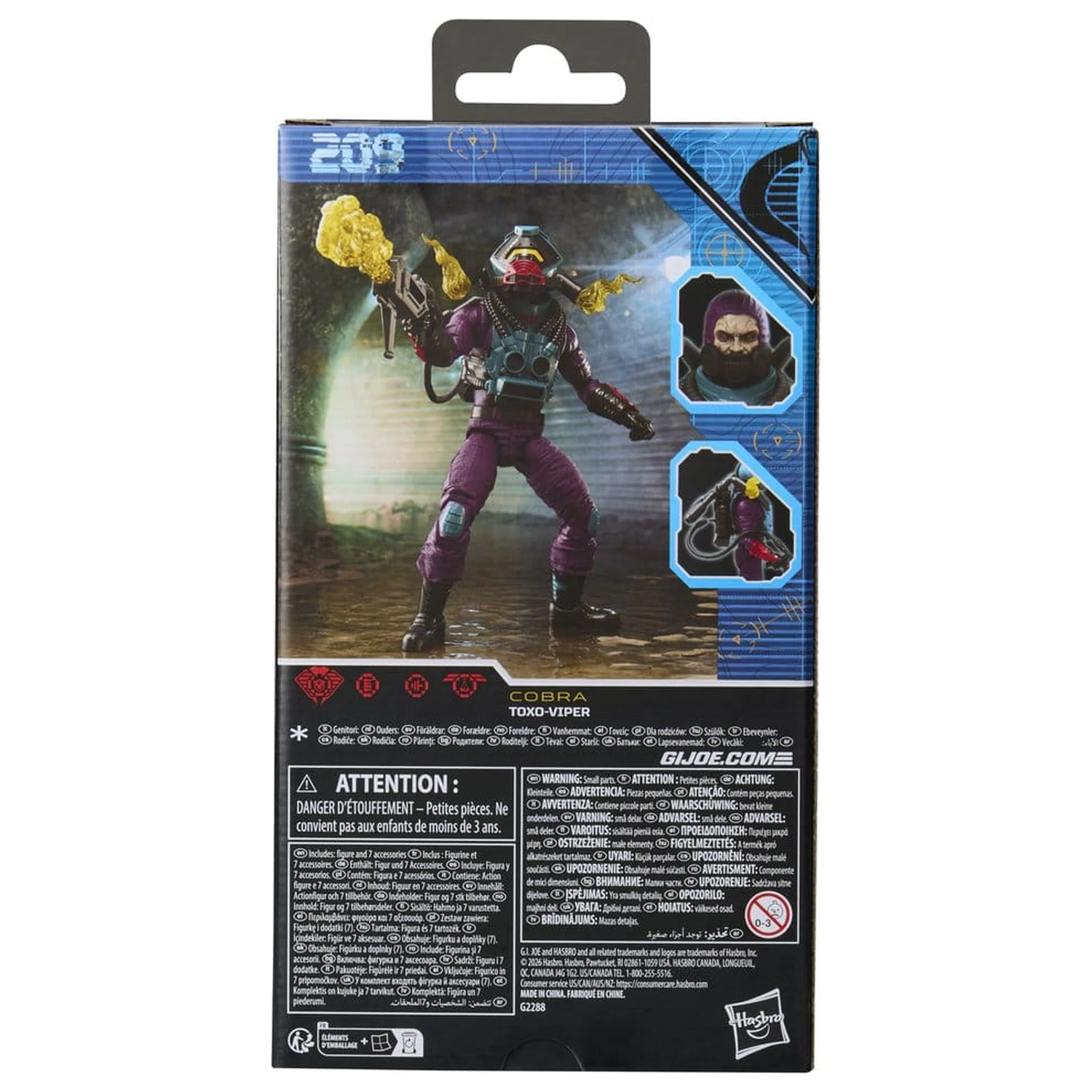 G.I. Joe Classified Series Akční figurka #209 Toxo-Viper 15 cm fotografii produktu