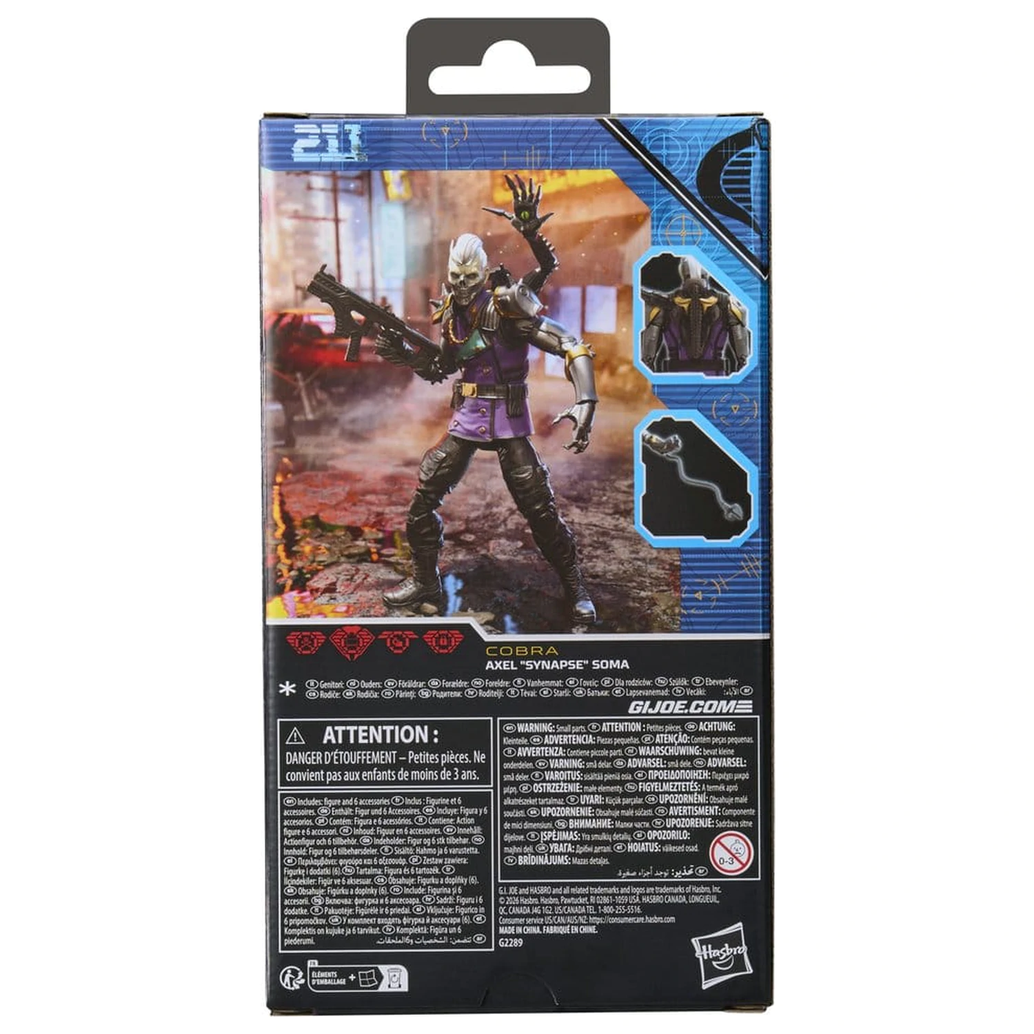 G.I. Joe Classified Series Akční figurka #211 Axel "Synapse" Soma 15 cm fotografii produktu