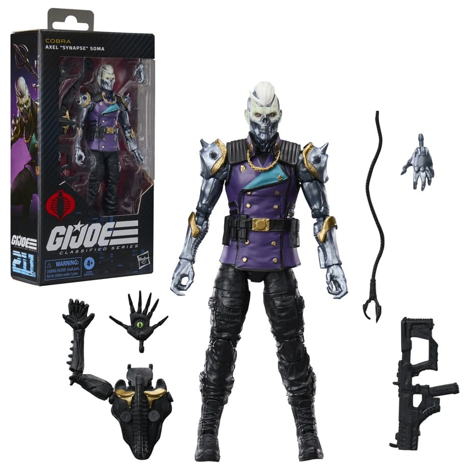 G.I. Joe Classified Series Akční figurka #211 Axel "Synapse" Soma 15 cm fotografii produktu
