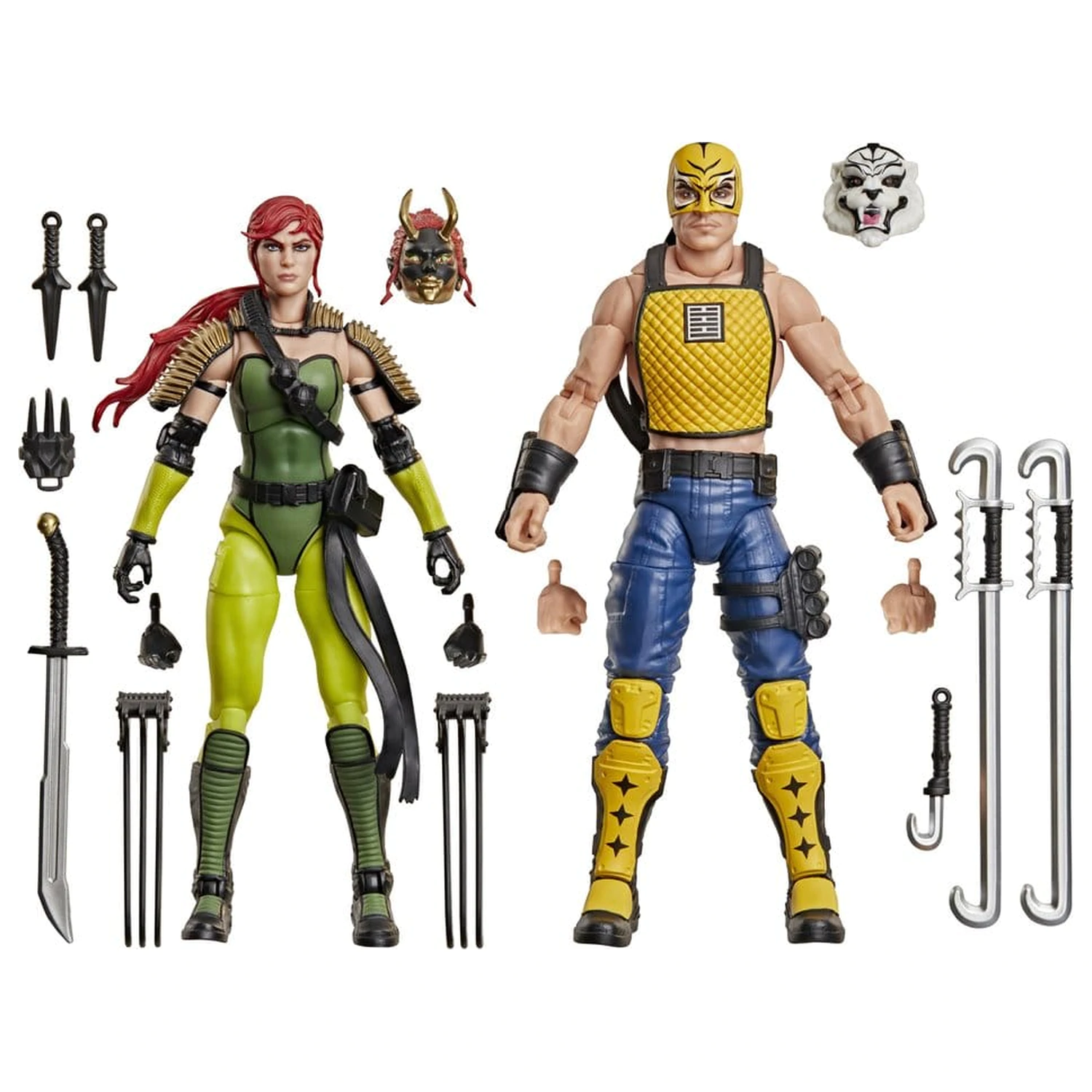 G.I. Joe Classified Series Akční figurka 2-Pack #212 Ninja Force Scarlett & T'Jbang 15 cm fotografii produktu