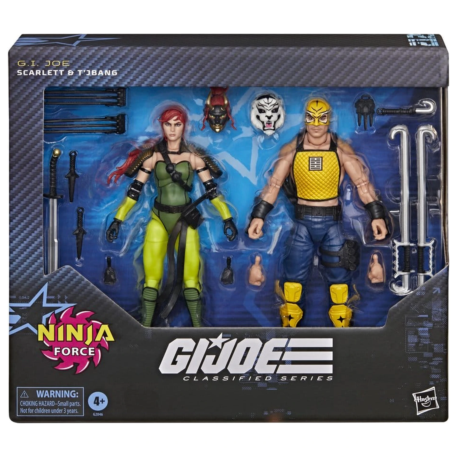 G.I. Joe Classified Series Akční figurka 2-Pack #212 Ninja Force Scarlett & T'Jbang 15 cm fotografii produktu