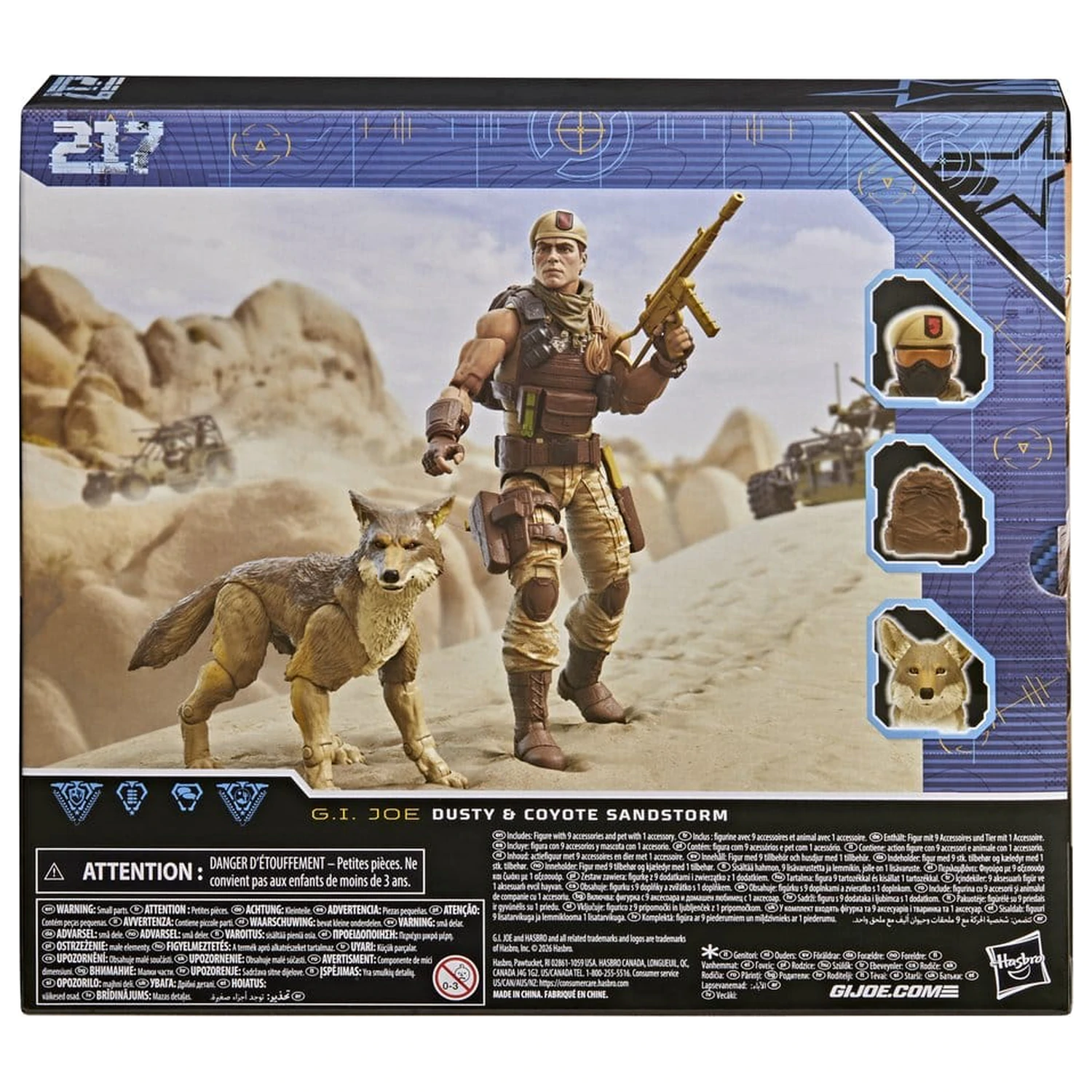G.I. Joe Classified Series Akční figurka #217 Dusty & Coyote Sandstorm 15 cm fotografii produktu