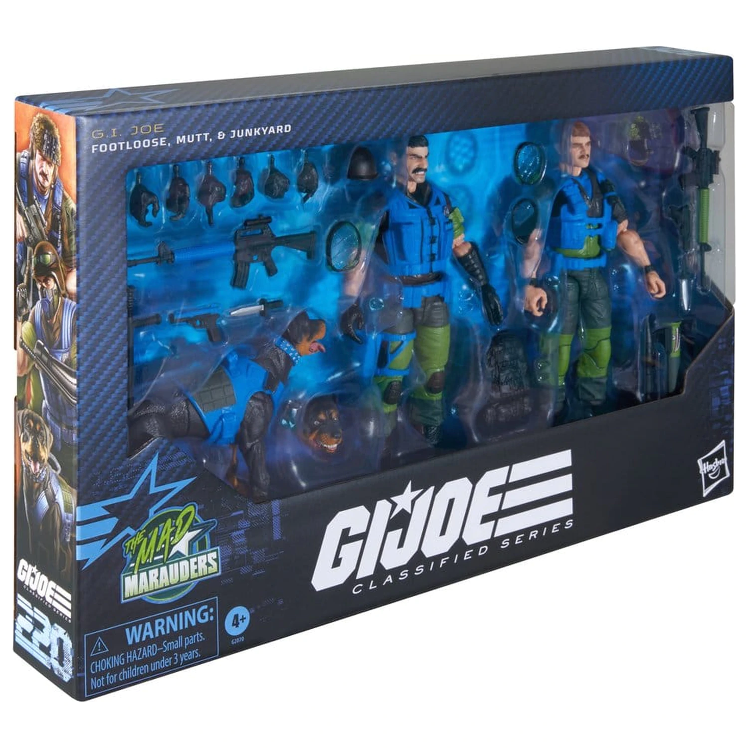 G.I. Joe Classified Series Akční figurka 3-Pack #220 Mad Marauders: Footloose & Mutt & Junkyard 15 cm fotografii produktu