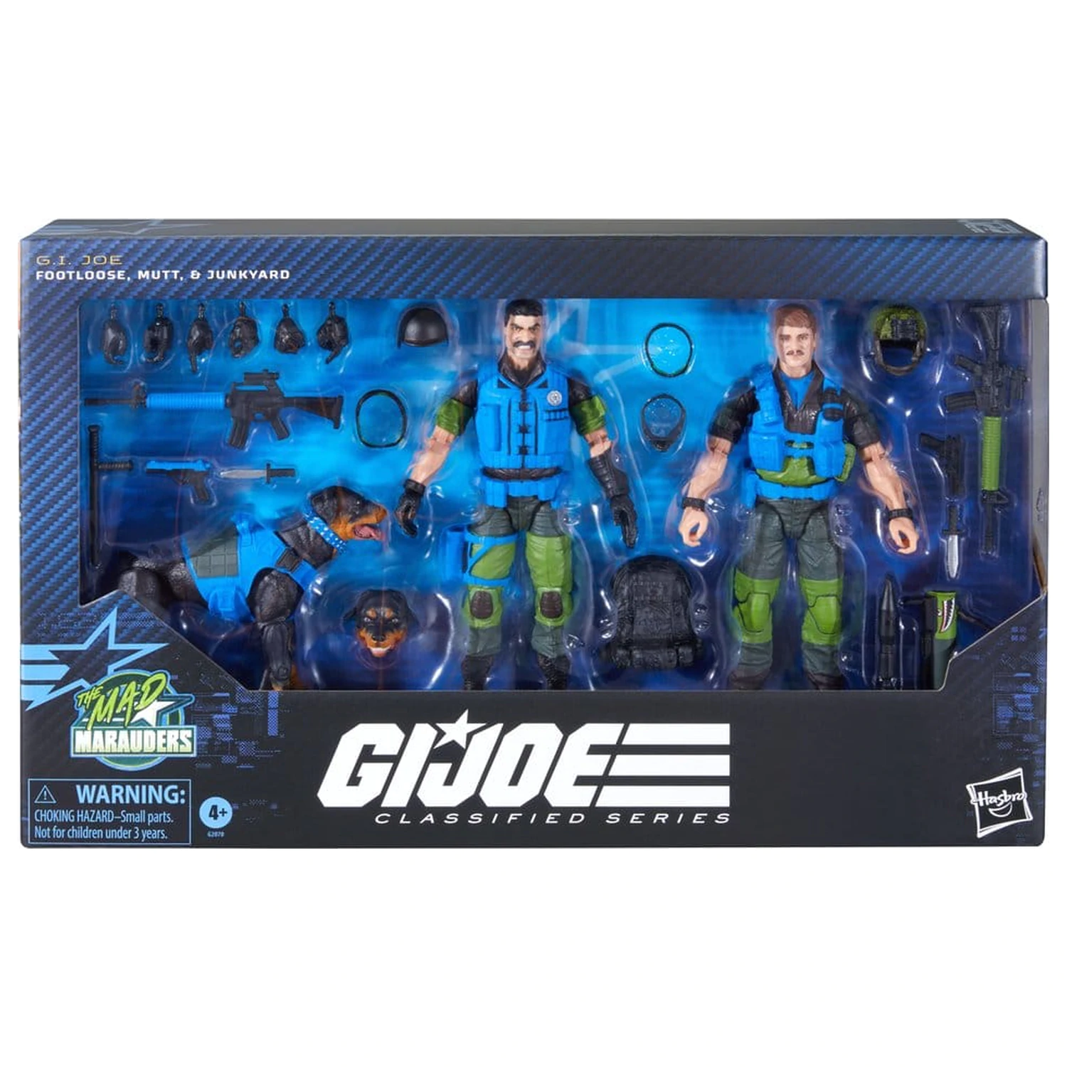 G.I. Joe Classified Series Akční figurka 3-Pack #220 Mad Marauders: Footloose & Mutt & Junkyard 15 cm fotografii produktu