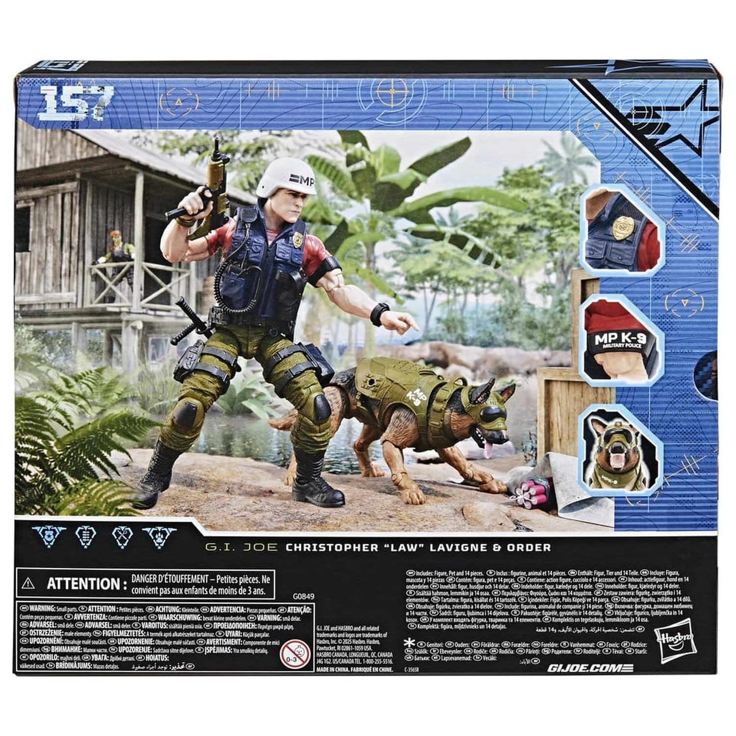 G.I. Joe Classified Series Akční figurka #157 Christopher "Law" Lavigne & Order 15 cm fotografii produktu