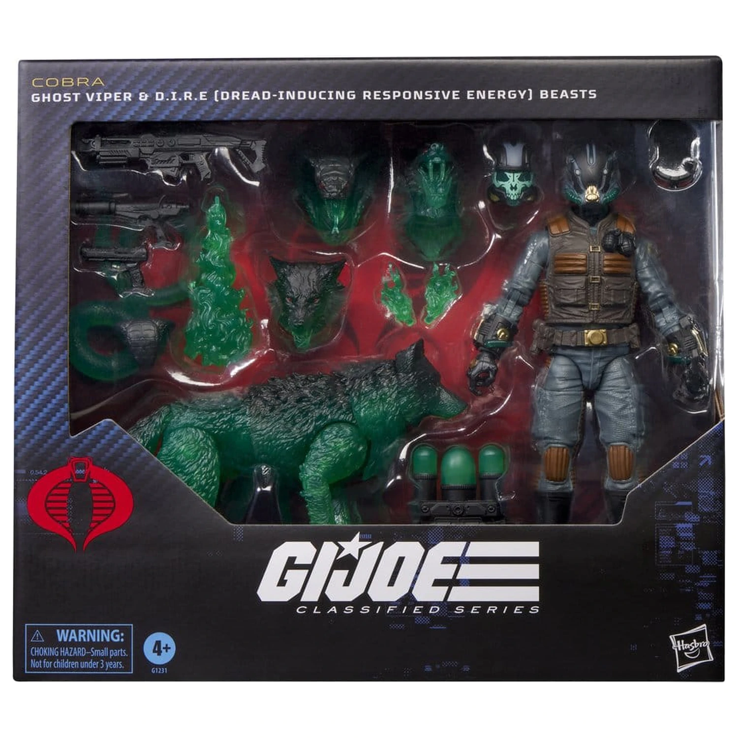G.I. Joe Classified Series Akční figurka #170 Ghost Viper & D.I.R.E. Beasts 15 cm fotografii produktu
