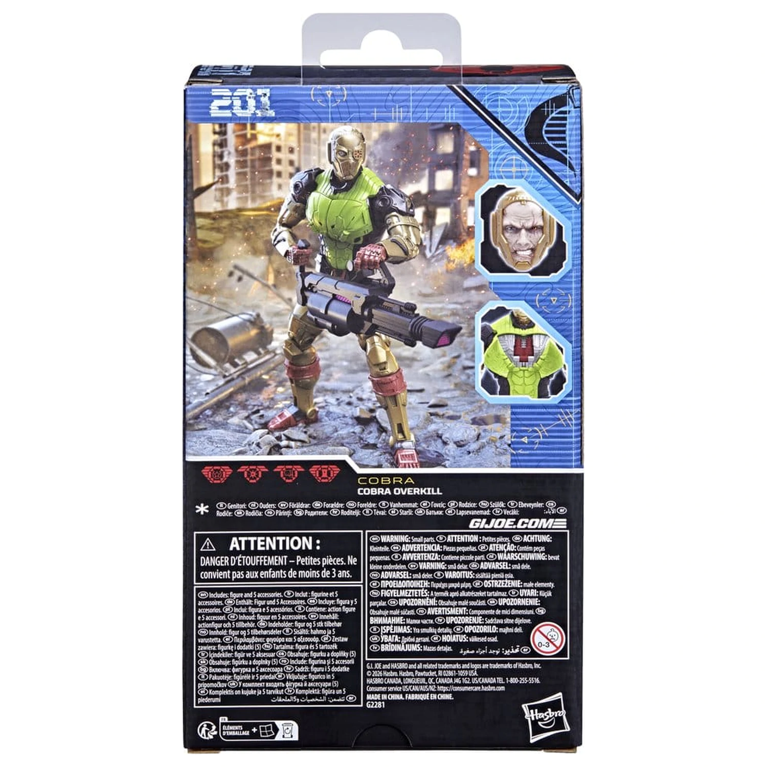 G.I. Joe Classified Series Akční figurka #201 Cobra Overkill 15 cm fotografii produktu