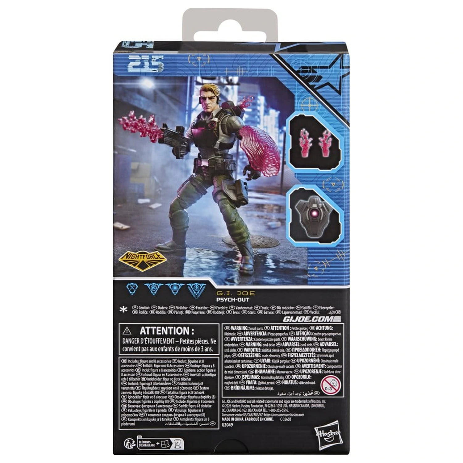 G.I. Joe Classified Series Akční figurka Night Force: Psych-Out 15 cm fotografii produktu