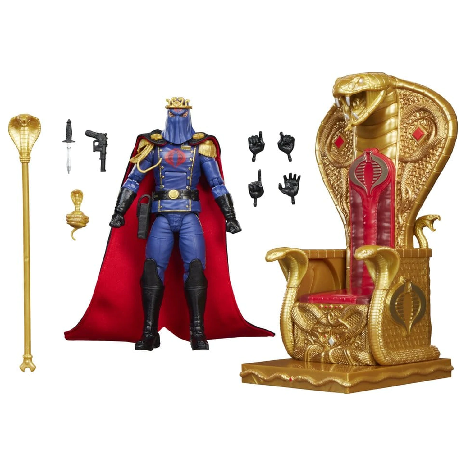 G.I. Joe Classified Series Akční figurka Cobra Commander in Dress Uniform & Throne 15 cm fotografii produktu