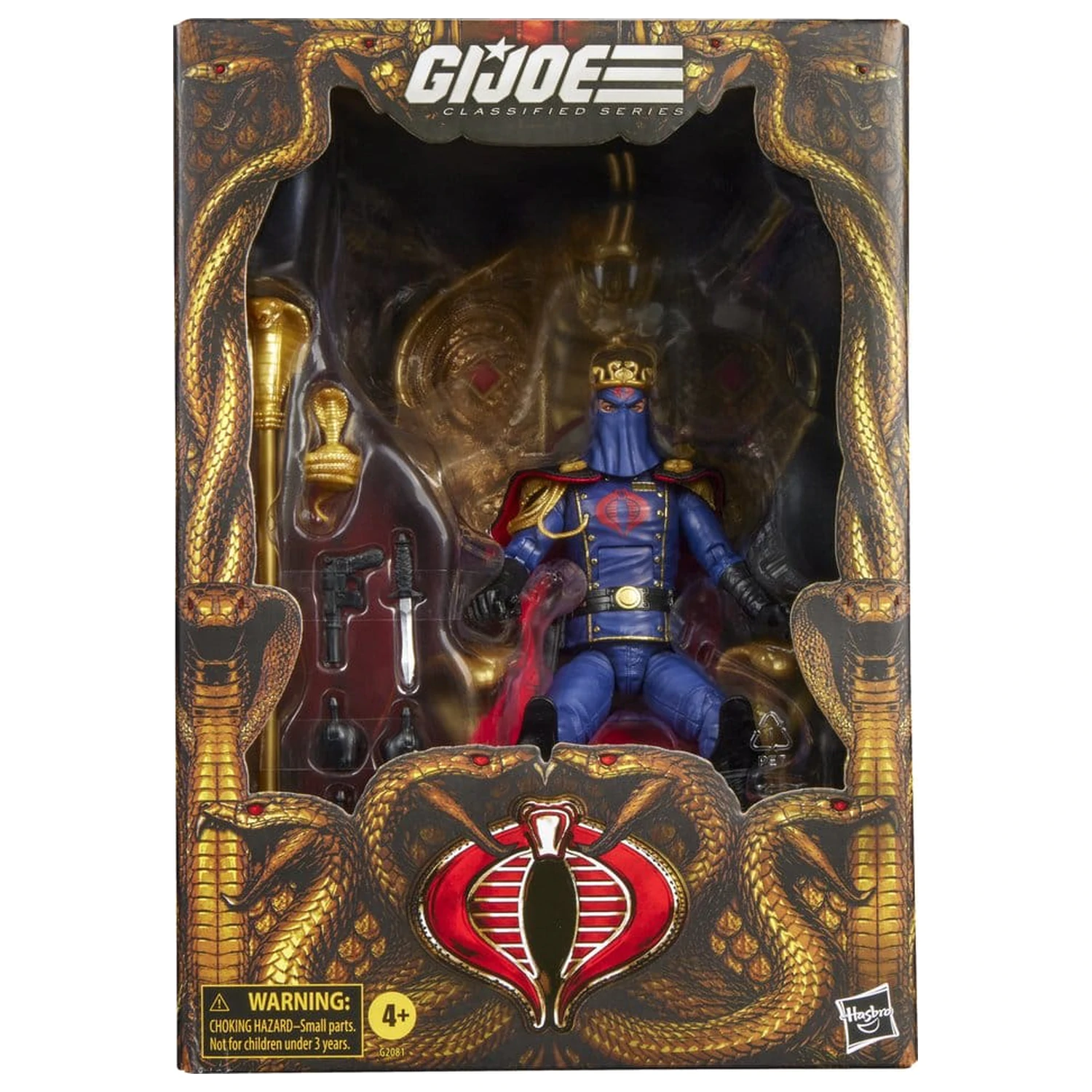 G.I. Joe Classified Series Akční figurka Cobra Commander in Dress Uniform & Throne 15 cm fotografii produktu